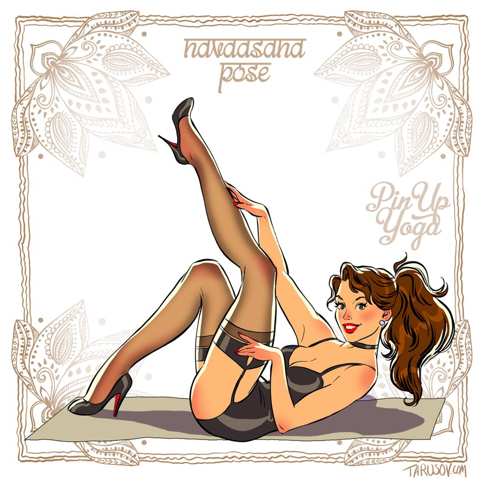 Artworks, Pinups And More [Andrew Tarusov] Pin-up Yoga - [Andrew Tarusov] – page 7