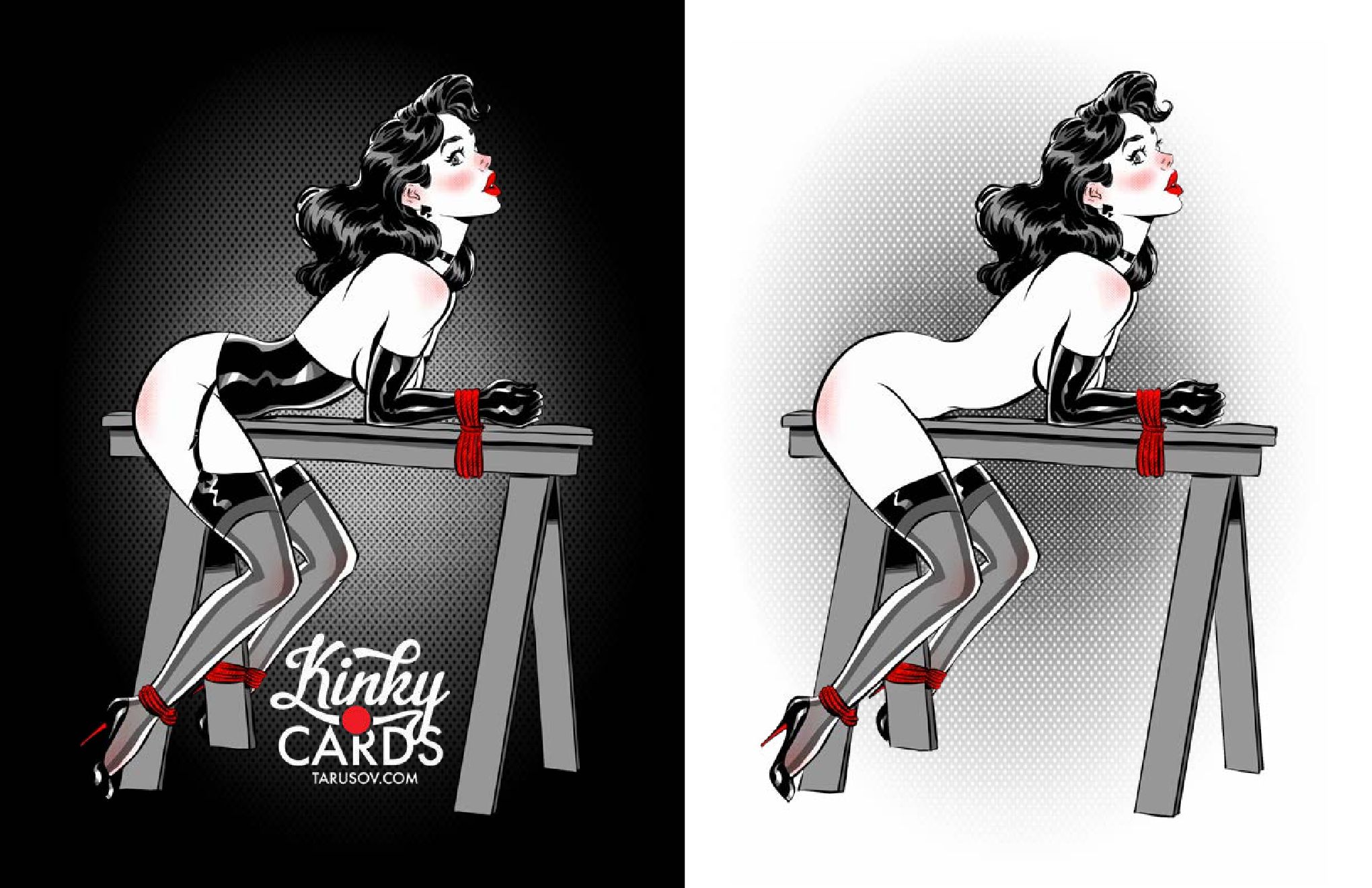 Artworks, Pinups And More [Andrew Tarusov] Kinky Cards Full Exposure - [Andrew Tarusov] – page 38
