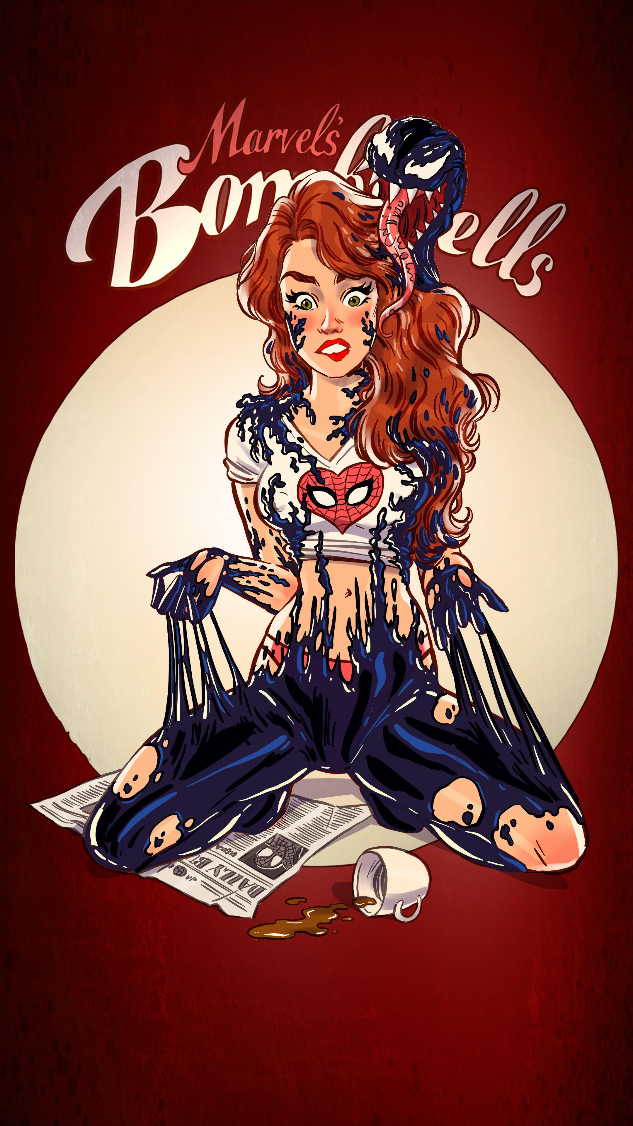 Artworks, Pinups And More [Andrew Tarusov] Marvel's Bombshells - [Andrew Tarusov] – page 55