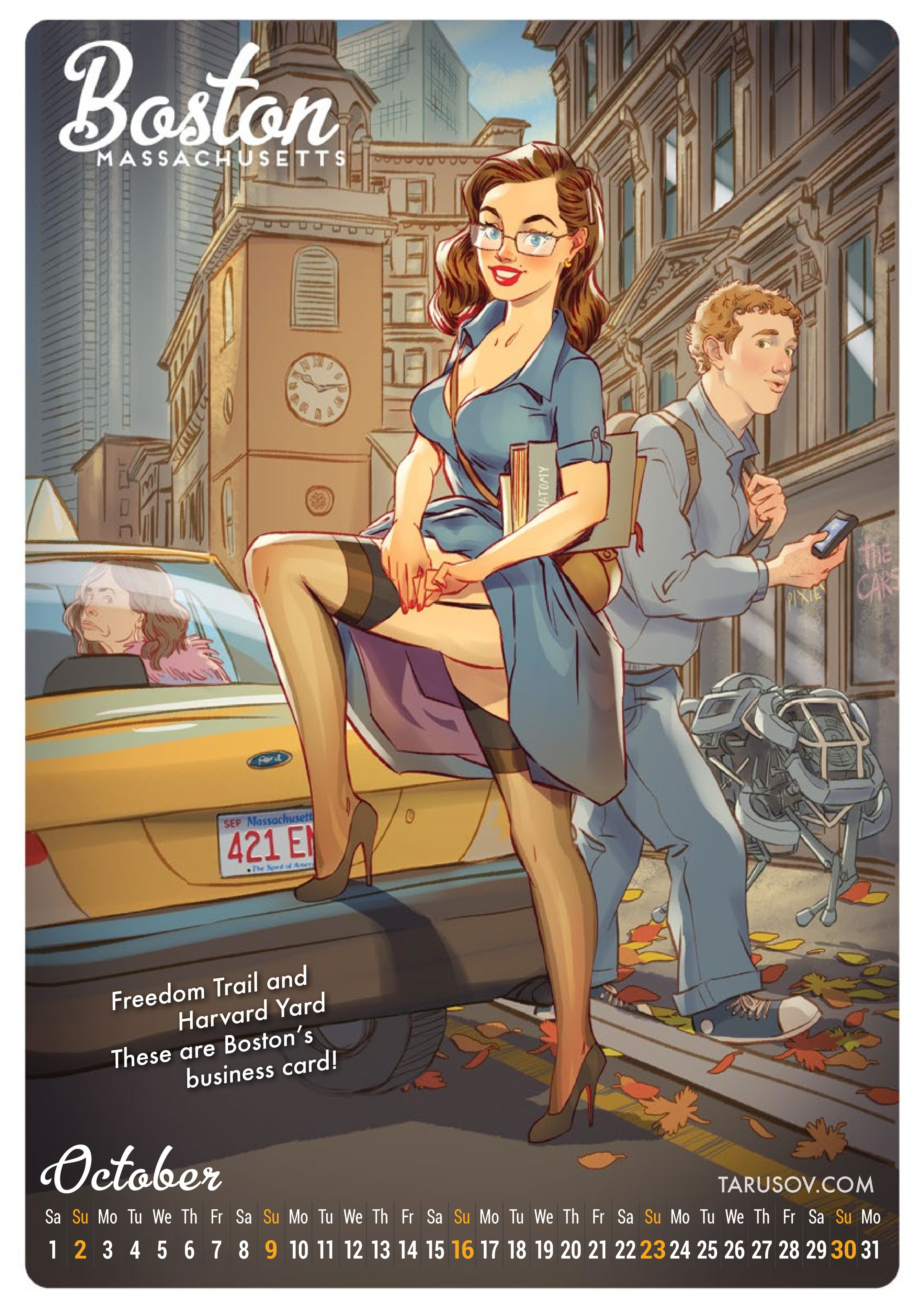 Artworks, Pinups And More [Andrew Tarusov] 2016 American Girls Pin-up Calender - [Andrew Tarusov] – page 11