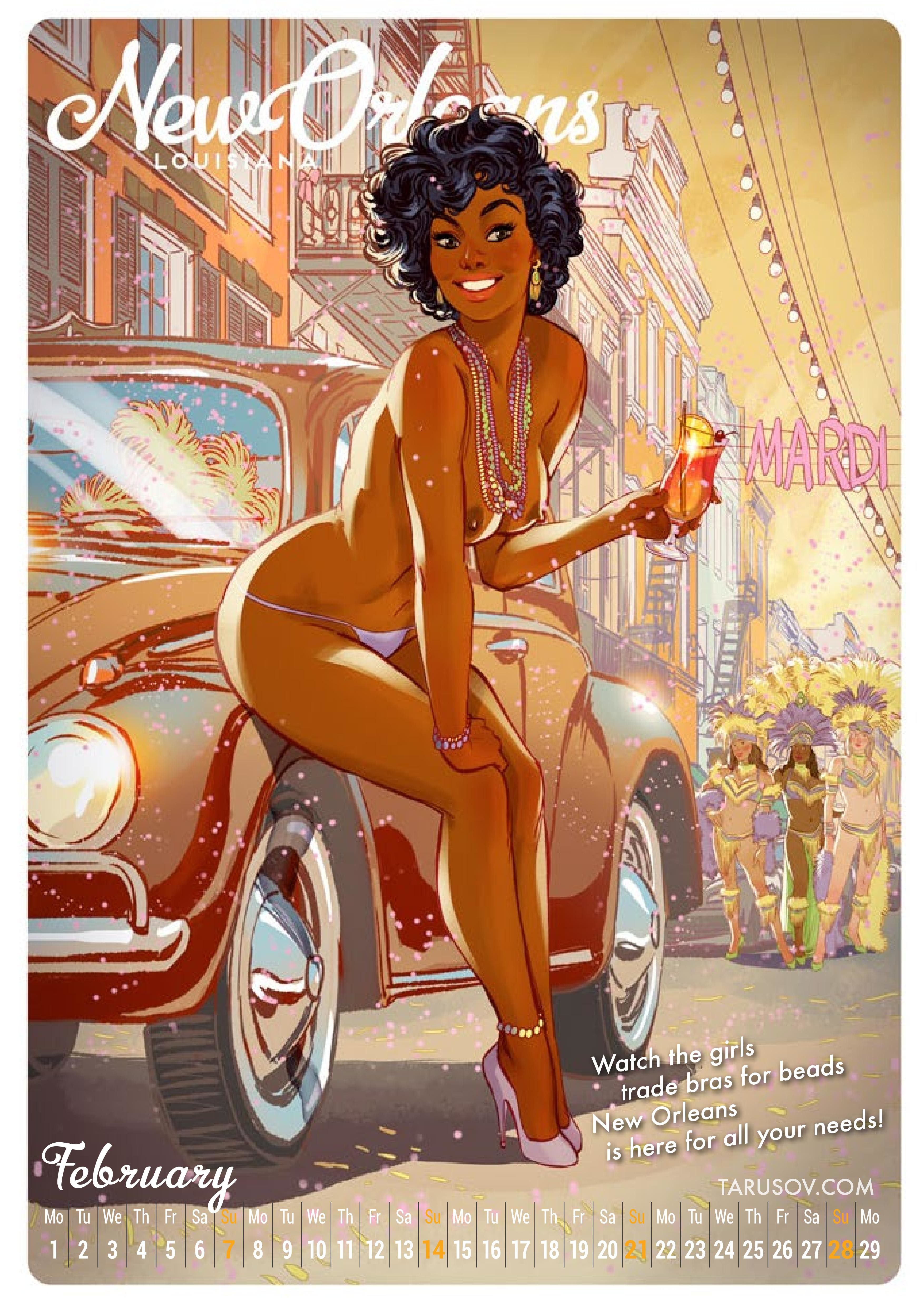 Artworks, Pinups And More [Andrew Tarusov] 2016 American Girls Pin-up Calender - [Andrew Tarusov] – page 3