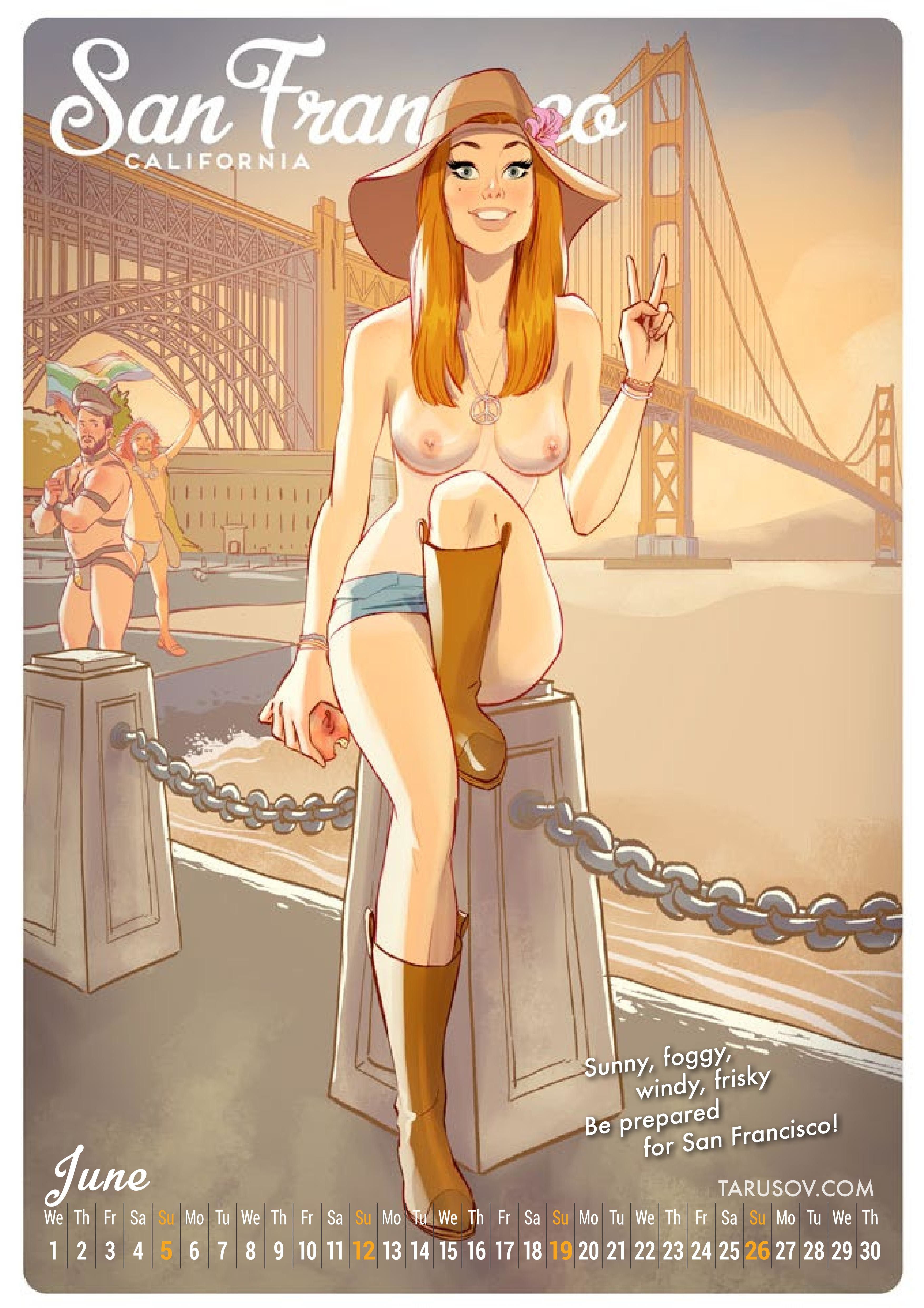 Artworks, Pinups And More [Andrew Tarusov] 2016 American Girls Pin-up Calender - [Andrew Tarusov] – page 7