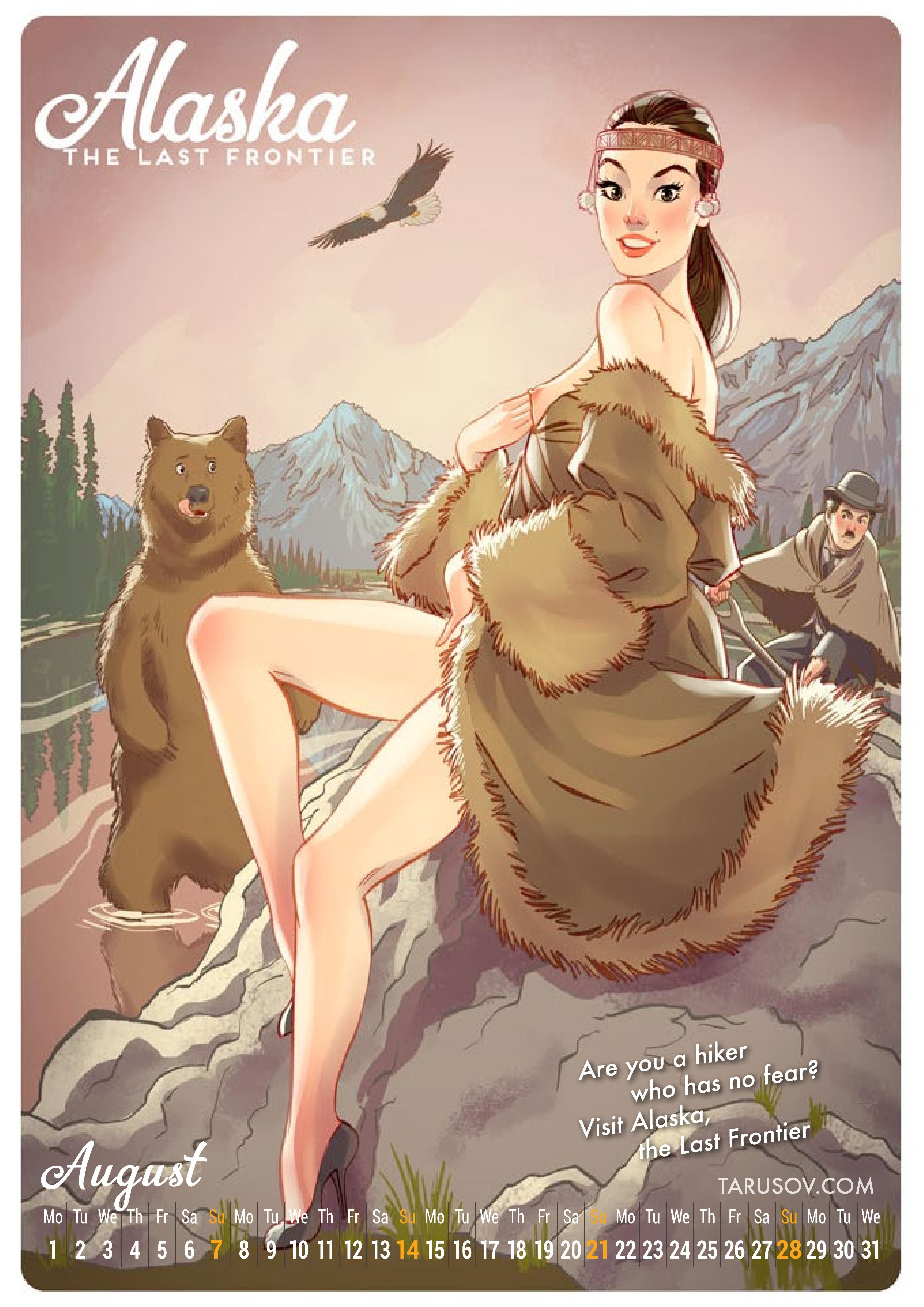 Artworks, Pinups And More [Andrew Tarusov] 2016 American Girls Pin-up Calender - [Andrew Tarusov] – page 9