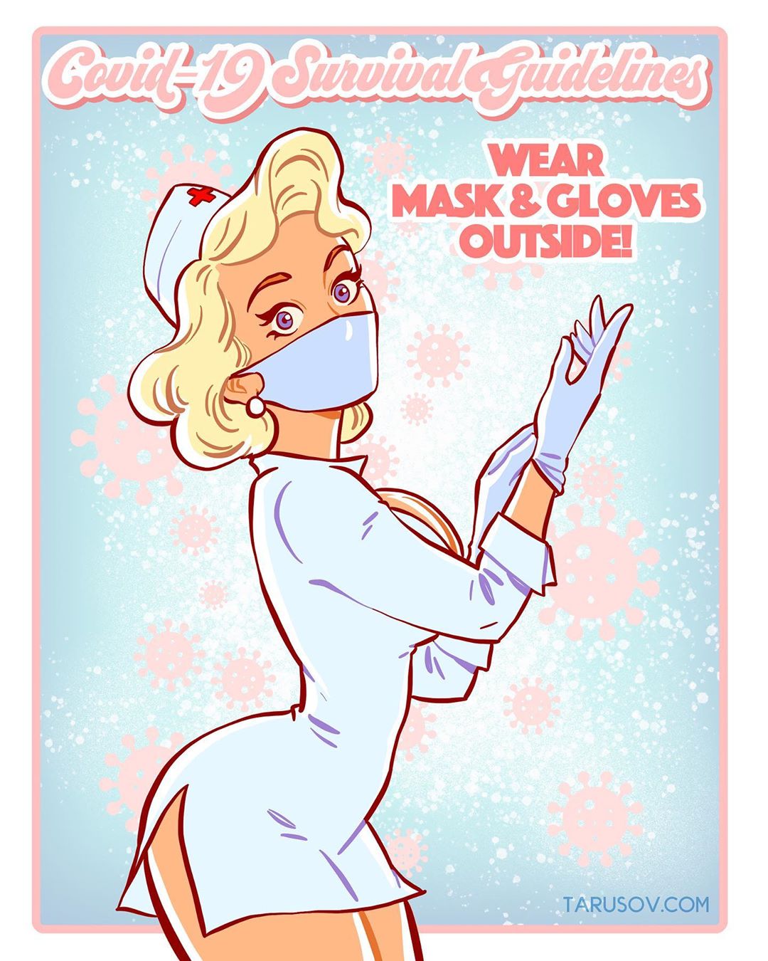 Artworks, Pinups And More [Andrew Tarusov] Covid-19 Survival Guides - [Andrew Tarusov] – page 1