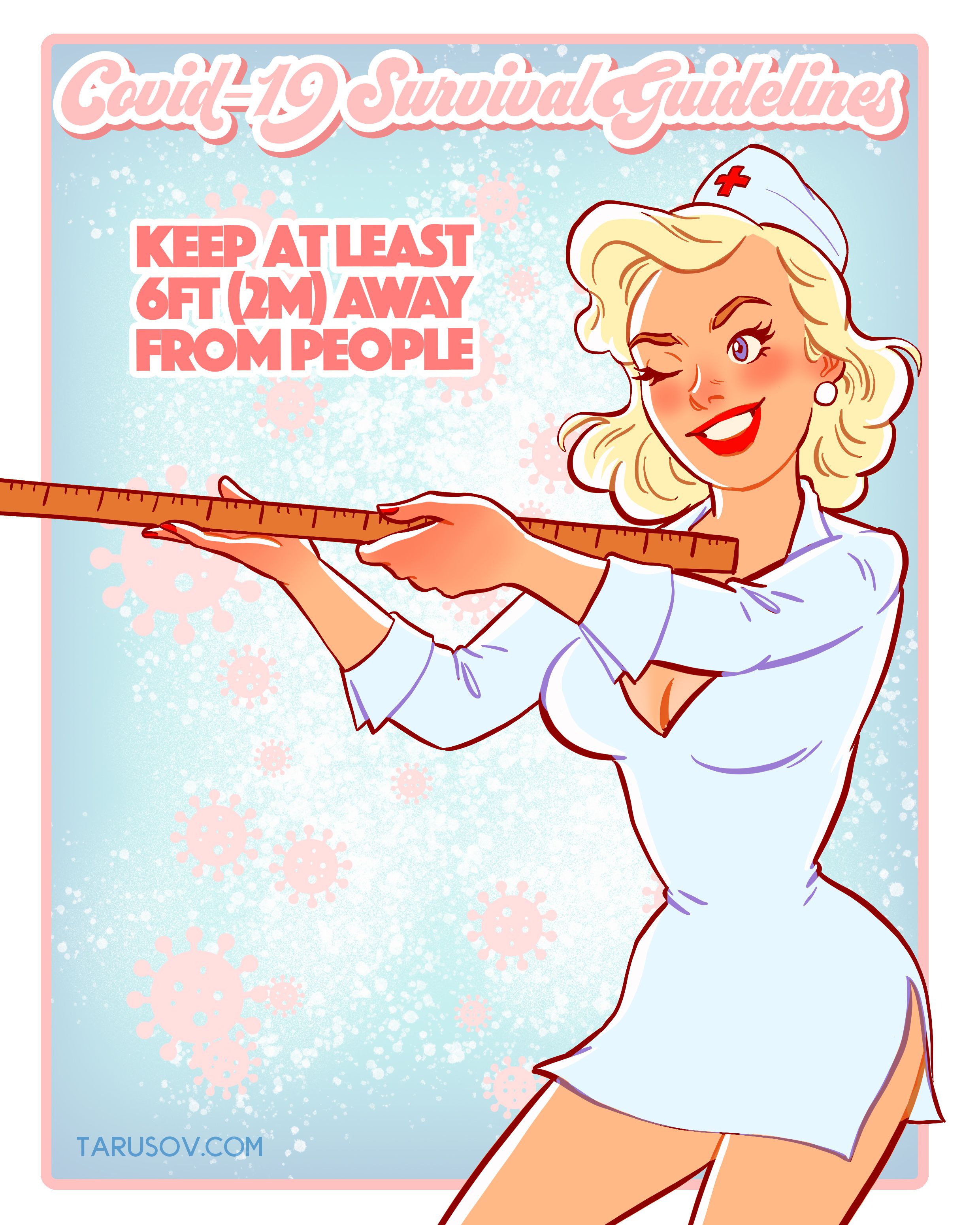 Artworks, Pinups And More [Andrew Tarusov] Covid-19 Survival Guides - [Andrew Tarusov] – page 3