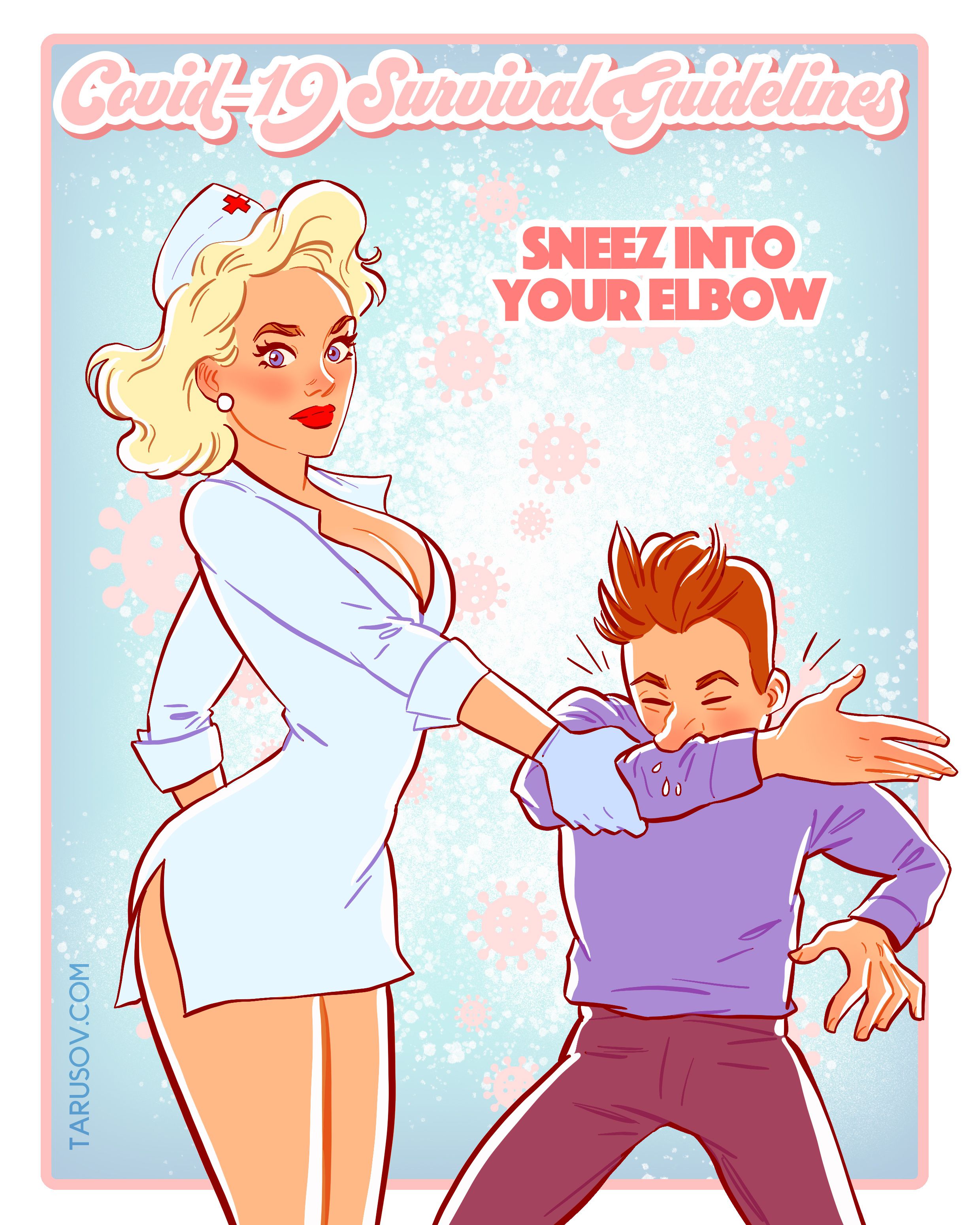 Artworks, Pinups And More [Andrew Tarusov] Covid-19 Survival Guides - [Andrew Tarusov] – page 4