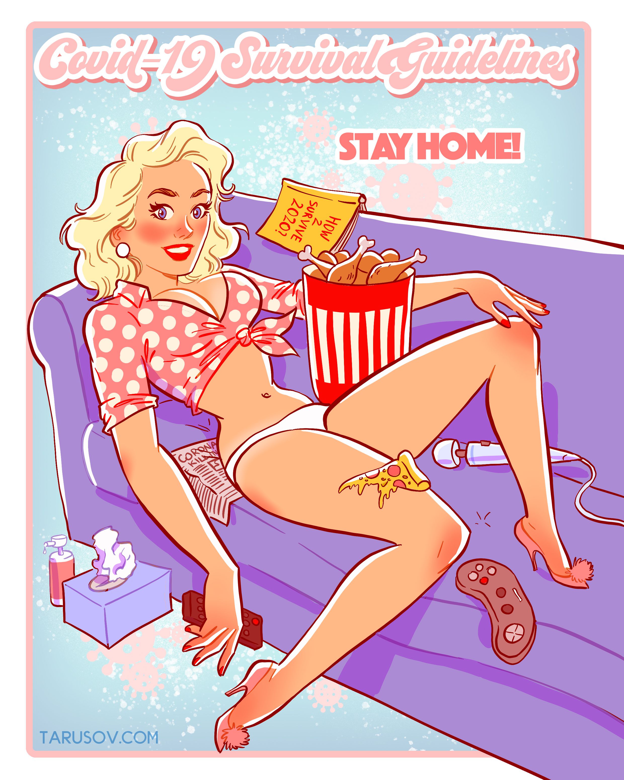 Artworks, Pinups And More [Andrew Tarusov] Covid-19 Survival Guides - [Andrew Tarusov] – page 5