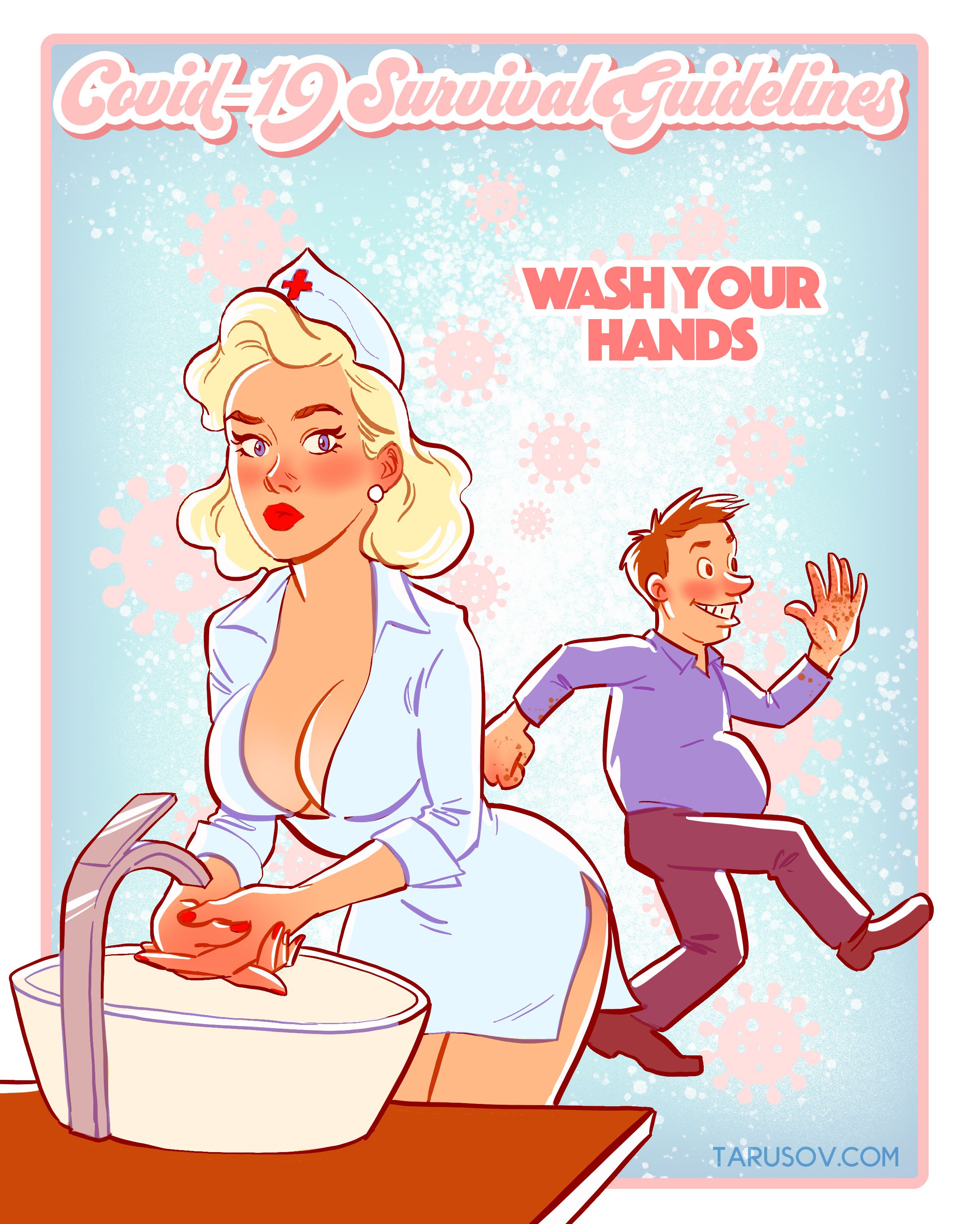 Artworks, Pinups And More [Andrew Tarusov] Covid-19 Survival Guides - [Andrew Tarusov] – page 9