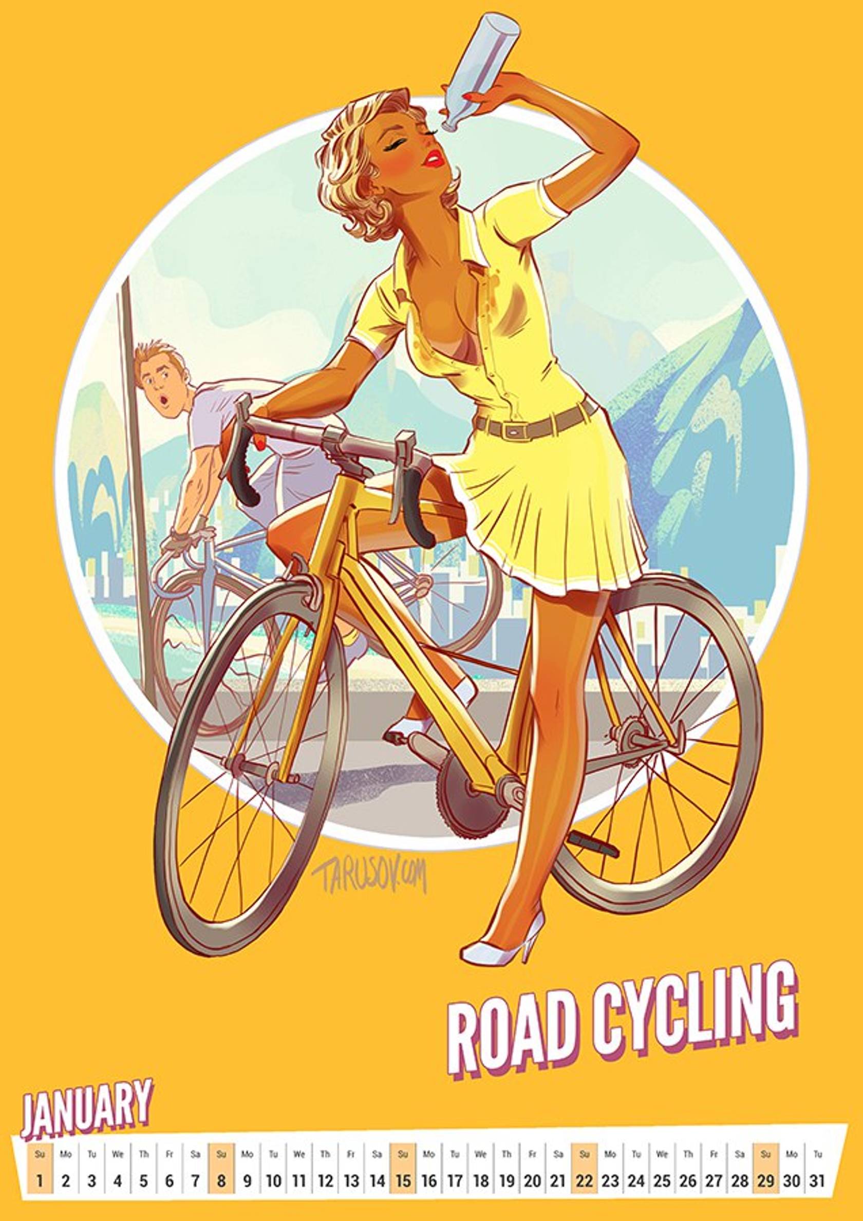 Artworks, Pinups And More [Andrew Tarusov] 2017 Summer Olympic Pinup Calender - [Andrew Tarusov] – page 2
