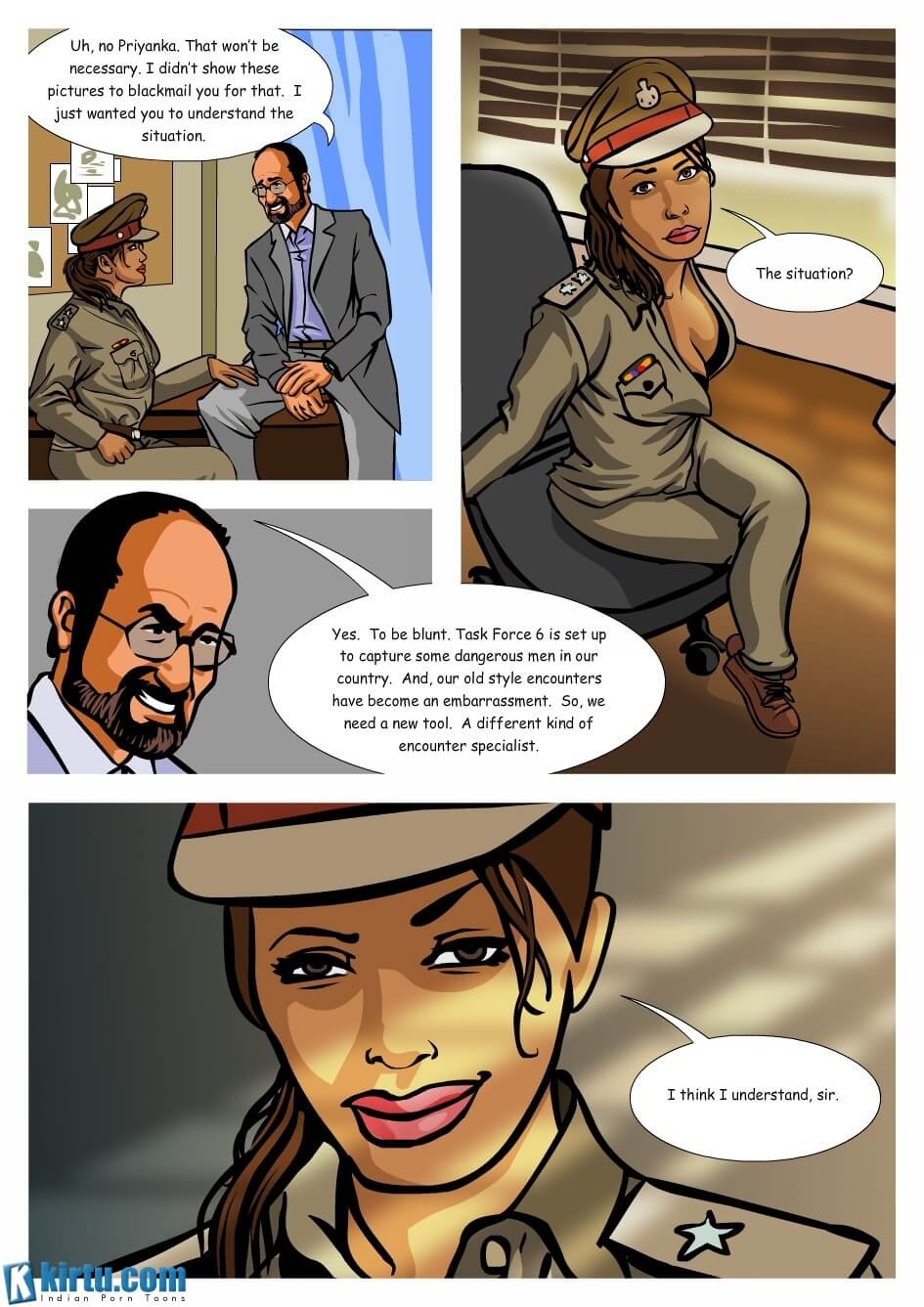 Priya Rao – The Encounter Specialist [Kirtu] 1 . Priya Rao - Going Down on Crime - Chapter 1 [Kirtu] – page 8