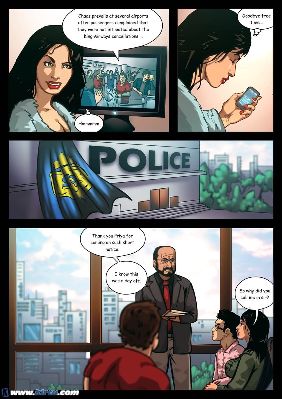 Priya Rao – The Encounter Specialist [Kirtu] 7 . Priya Rao - Flying High - Chapter 7 [Kirtu] – page 3