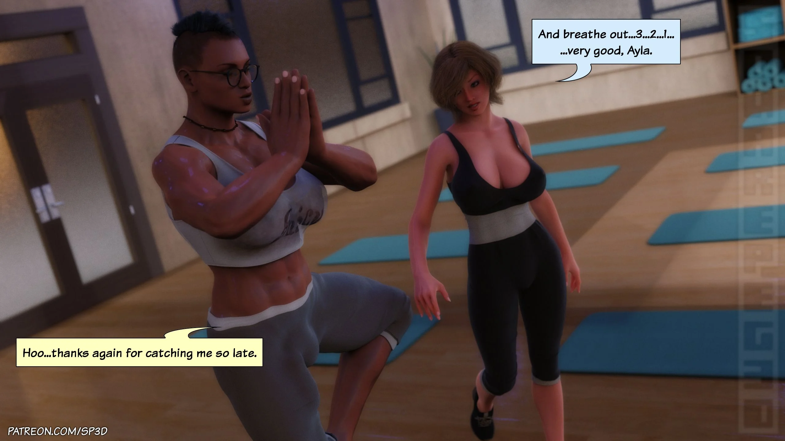 Private Sessions – Yoga [HashTag3DX] SquarePeg3D – page 1