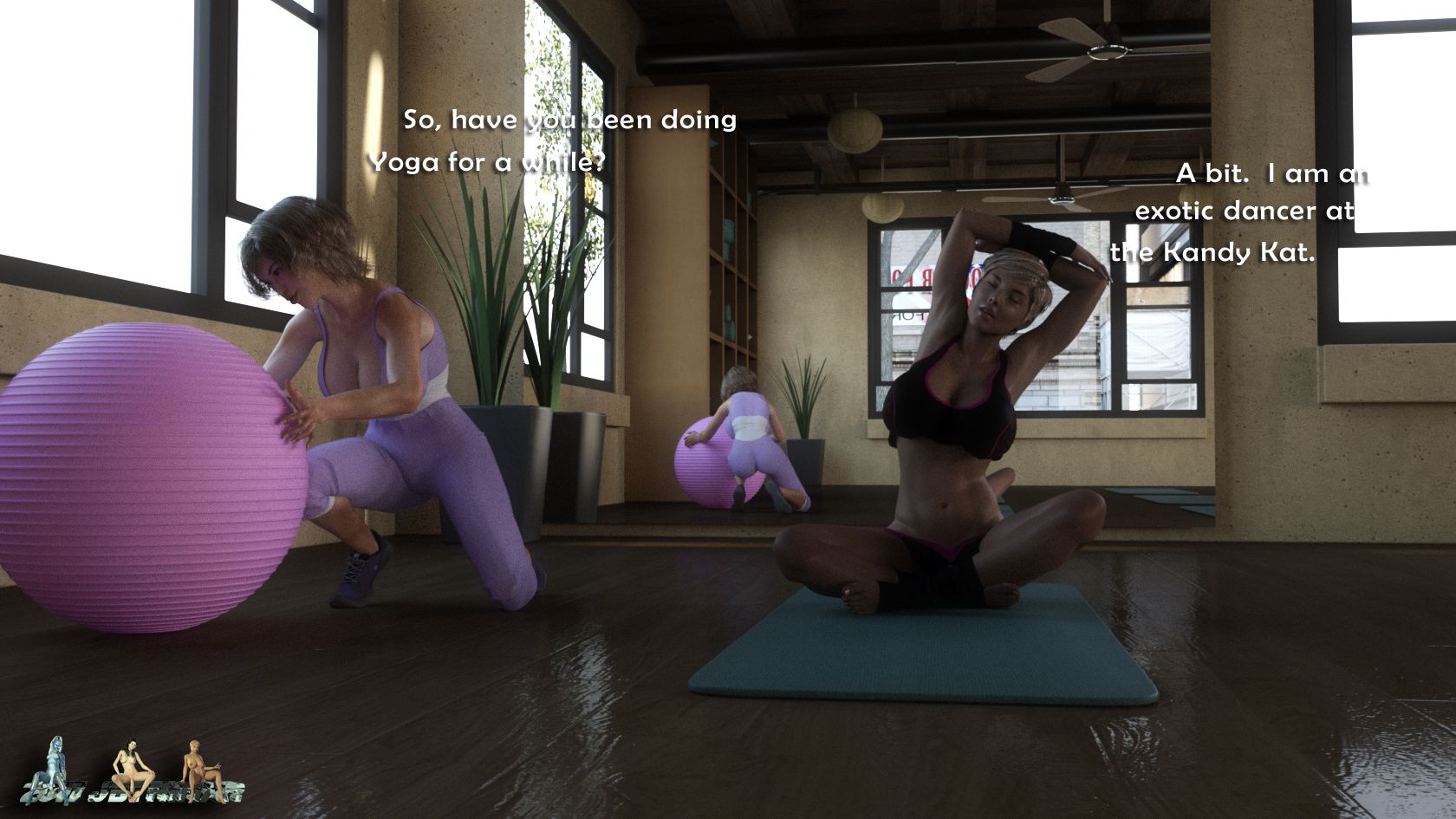 Private Sessions – Yoga [HashTag3DX] Jbtrimar - Dialogue – page 3