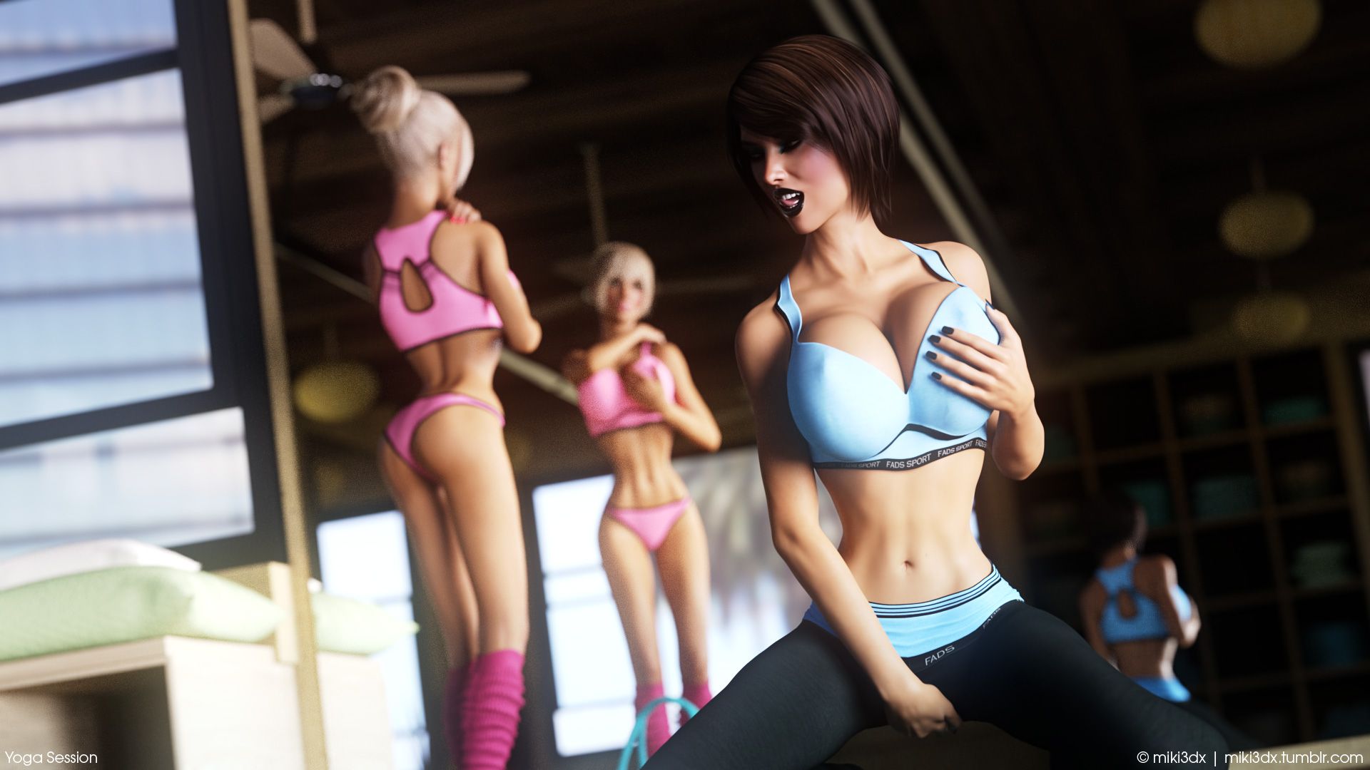 Private Sessions – Yoga [HashTag3DX] Miki3DX – page 3