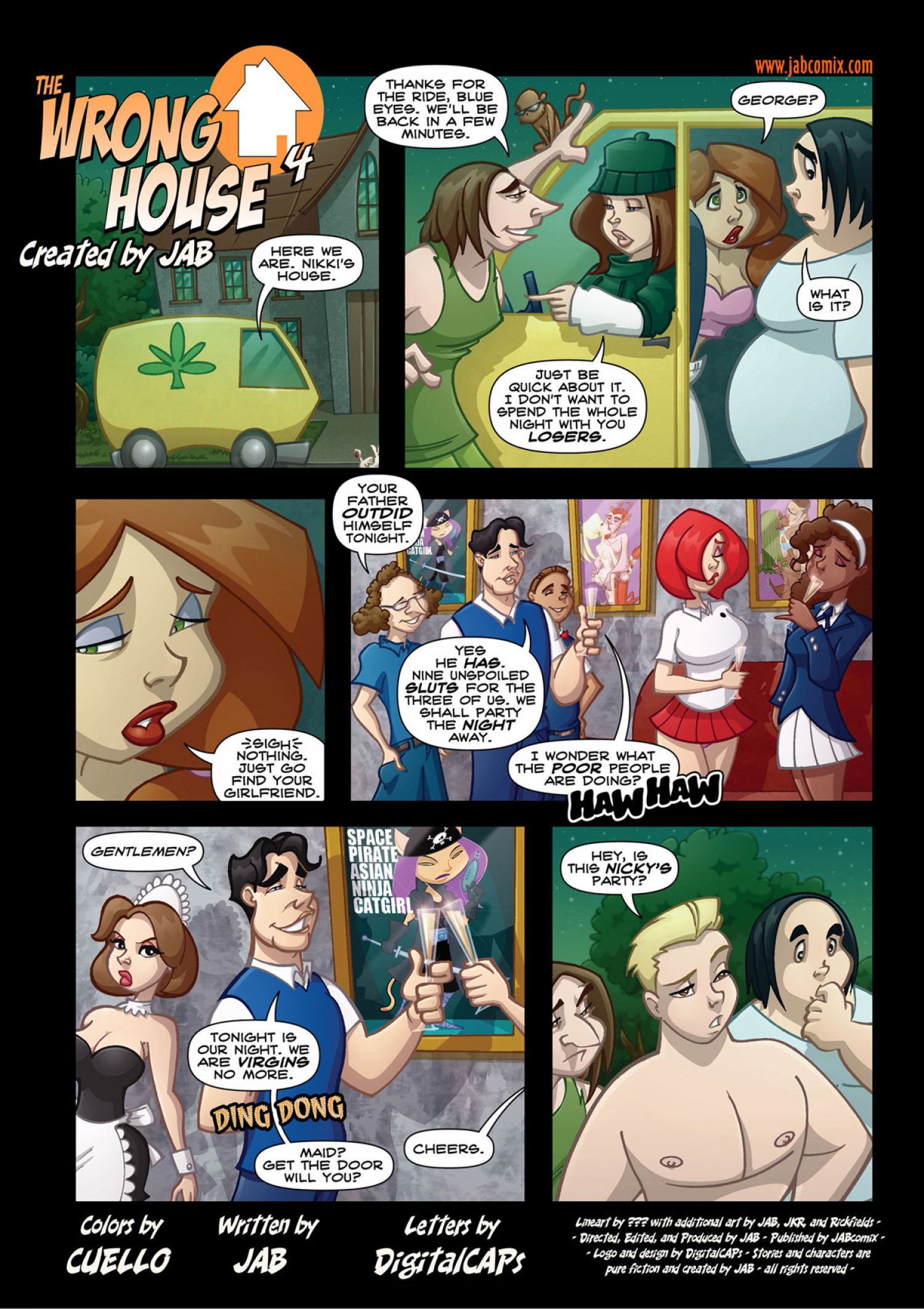 The Wrong House [JABComix] 4 . The Wrong House - Chapter 4 [JABComix] – page 1