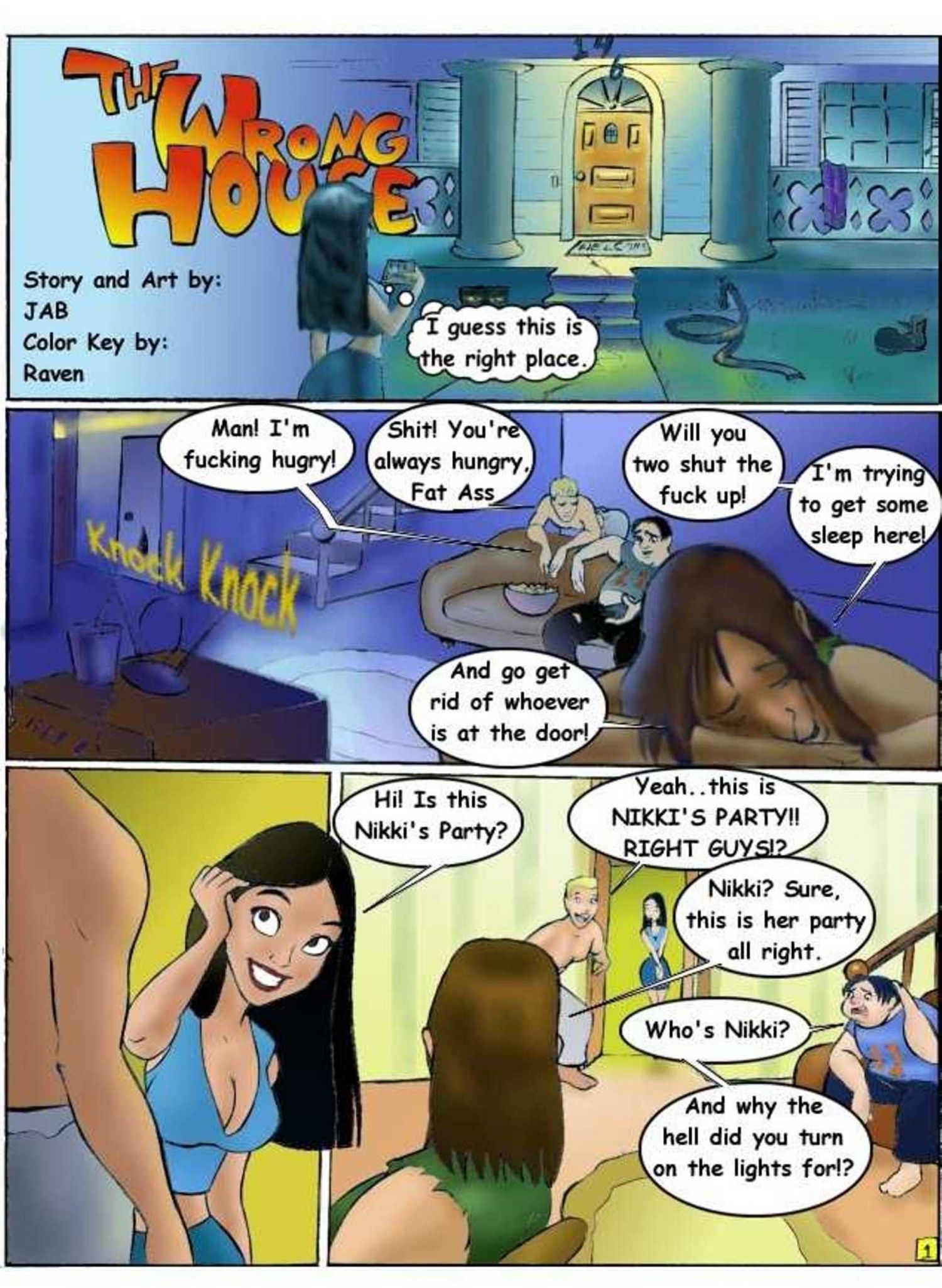 The Wrong House [JABComix] 1 . The Wrong House - Chapter 1 [JABComix] – page 1