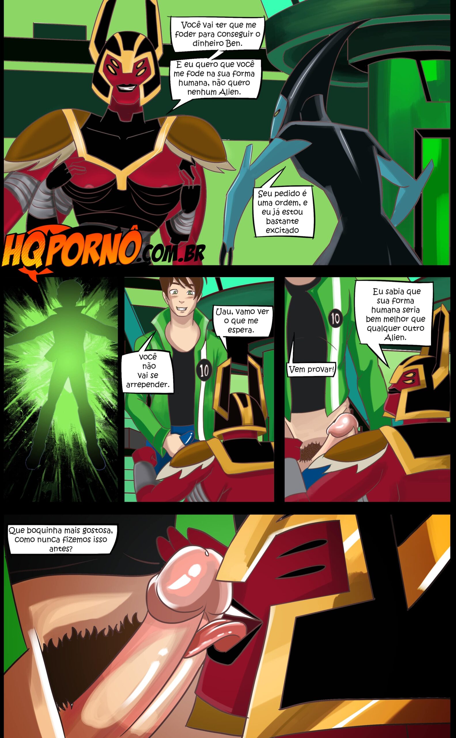 HQPorno.com.br/TZComiX.com Comics (Various) O começo da Putaria em Familia - Benn 10 Hentai - HQporno.com.br #2 – page 6