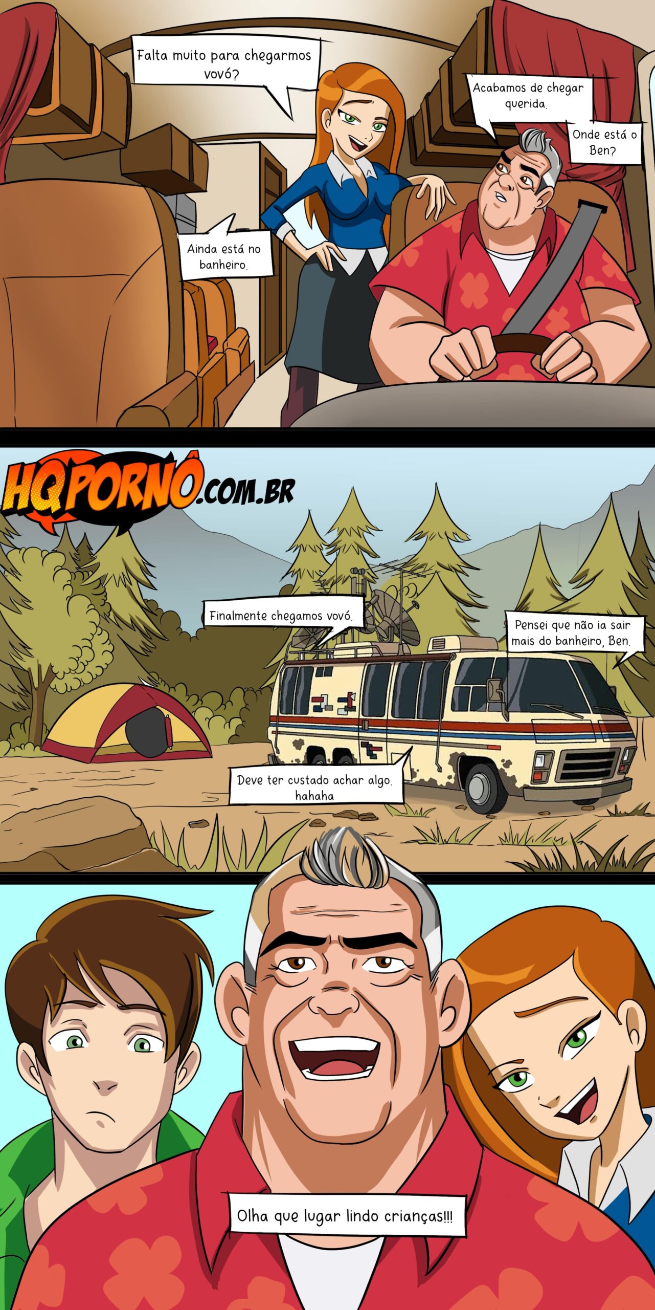 HQPorno.com.br/TZComiX.com Comics (Various) O começo da Putaria em Familia - Benn 10 Hentai - HQporno.com.br – page 4