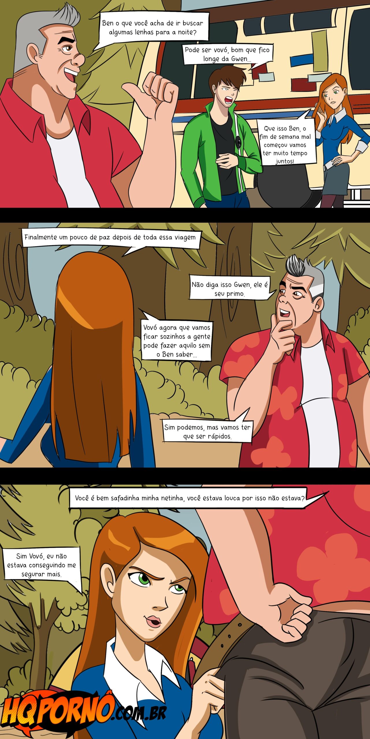 HQPorno.com.br/TZComiX.com Comics (Various) O começo da Putaria em Familia - Benn 10 Hentai - HQporno.com.br – page 5