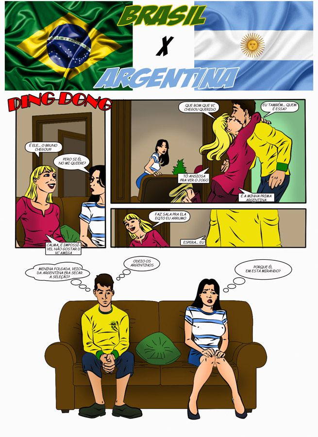 HQPorno.com.br/TZComiX.com Comics (Various) Brasil x Argentina – page 2