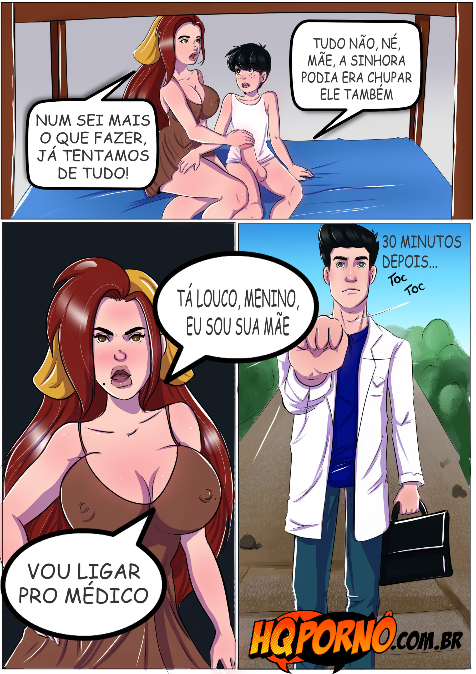 HQPorno.com.br/TZComiX.com Comics (Various) Uma ajuda da mãe - Incesto na Roça UAI! - HQporno.com.br #2 – page 8