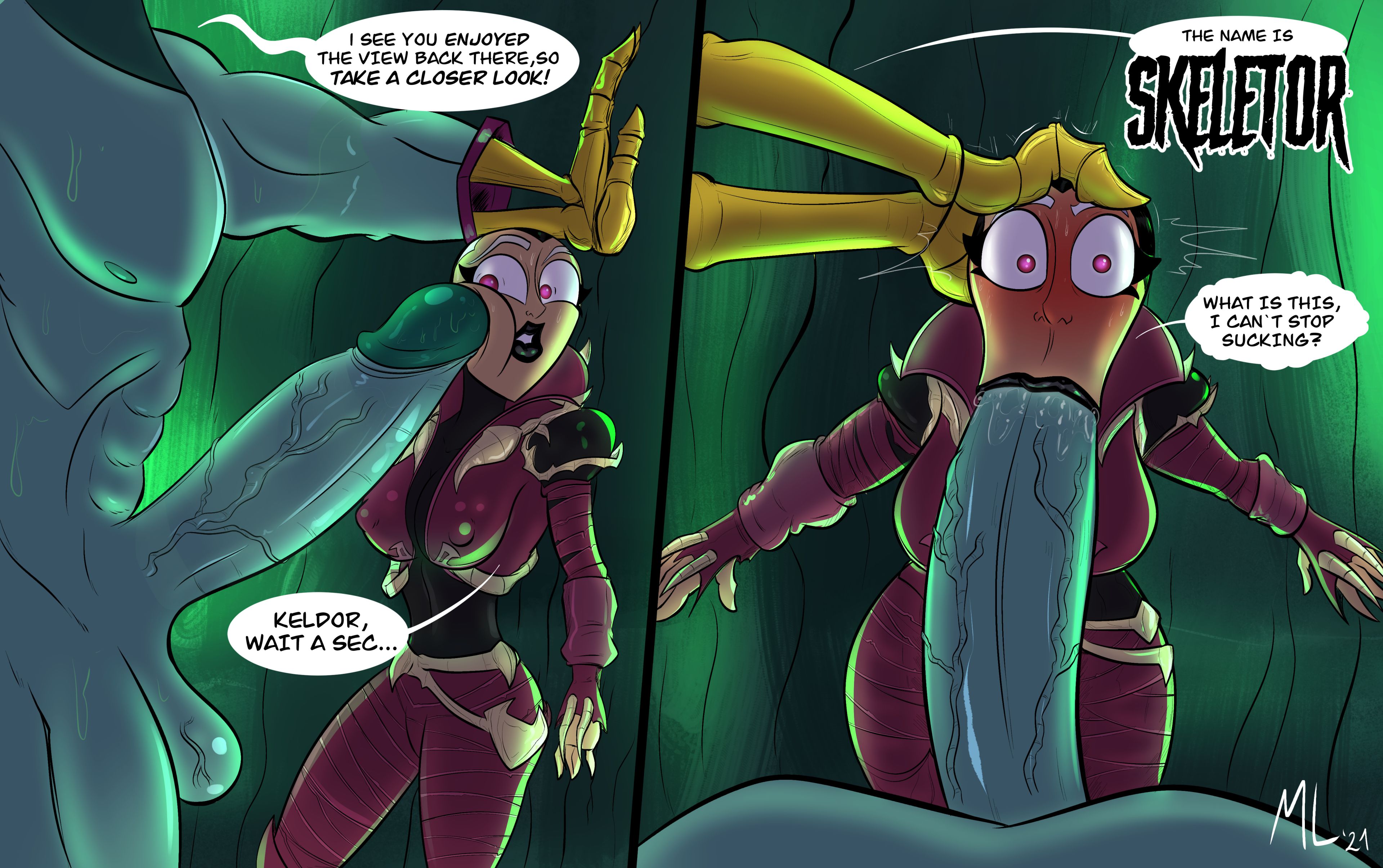 Artworks And Misc. Sets (Various) [Ameizing Lewds] [Ameizing Lewds] Skeletor Shares His Power (Masters of the Universe) – page 2