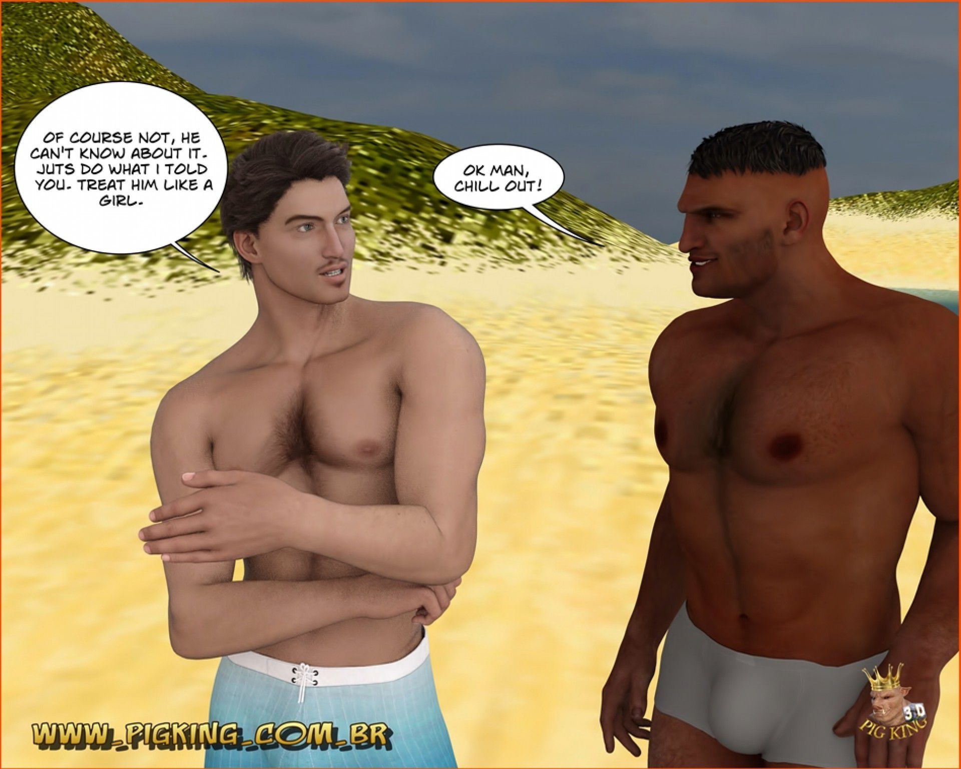 Hard Work Out! – Nininho, Leonard [PigKing] 3 . Hard Work Out! - Getting A Tan - Nininho, Hammer - Chapter 3 [PigKing] – page 15