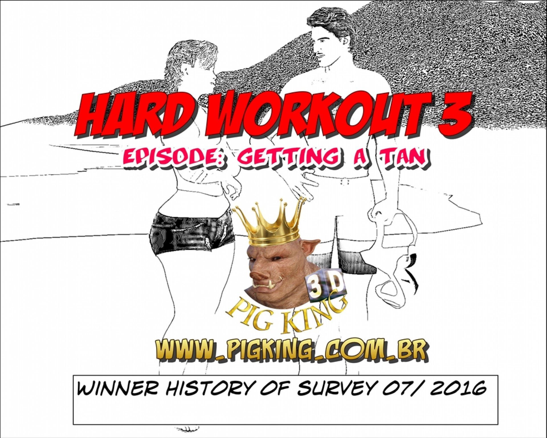 Hard Work Out! – Nininho, Leonard [PigKing] 3 . Hard Work Out! - Getting A Tan - Nininho, Hammer - Chapter 3 [PigKing] – page 2
