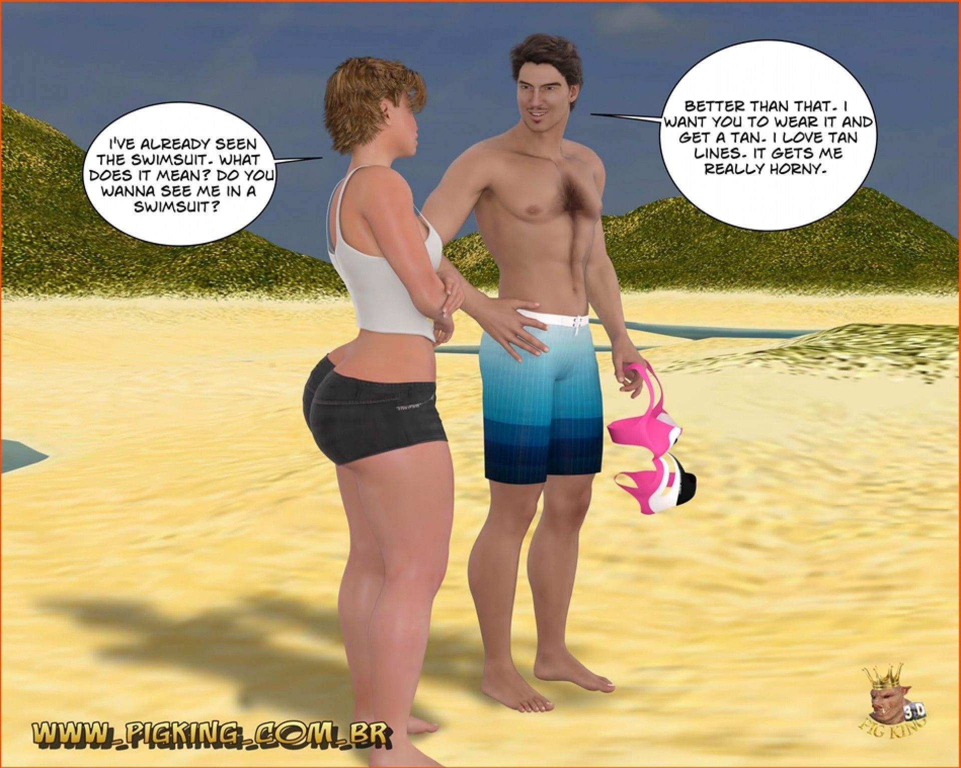 Hard Work Out! – Nininho, Leonard [PigKing] 3 . Hard Work Out! - Getting A Tan - Nininho, Hammer - Chapter 3 [PigKing] – page 4