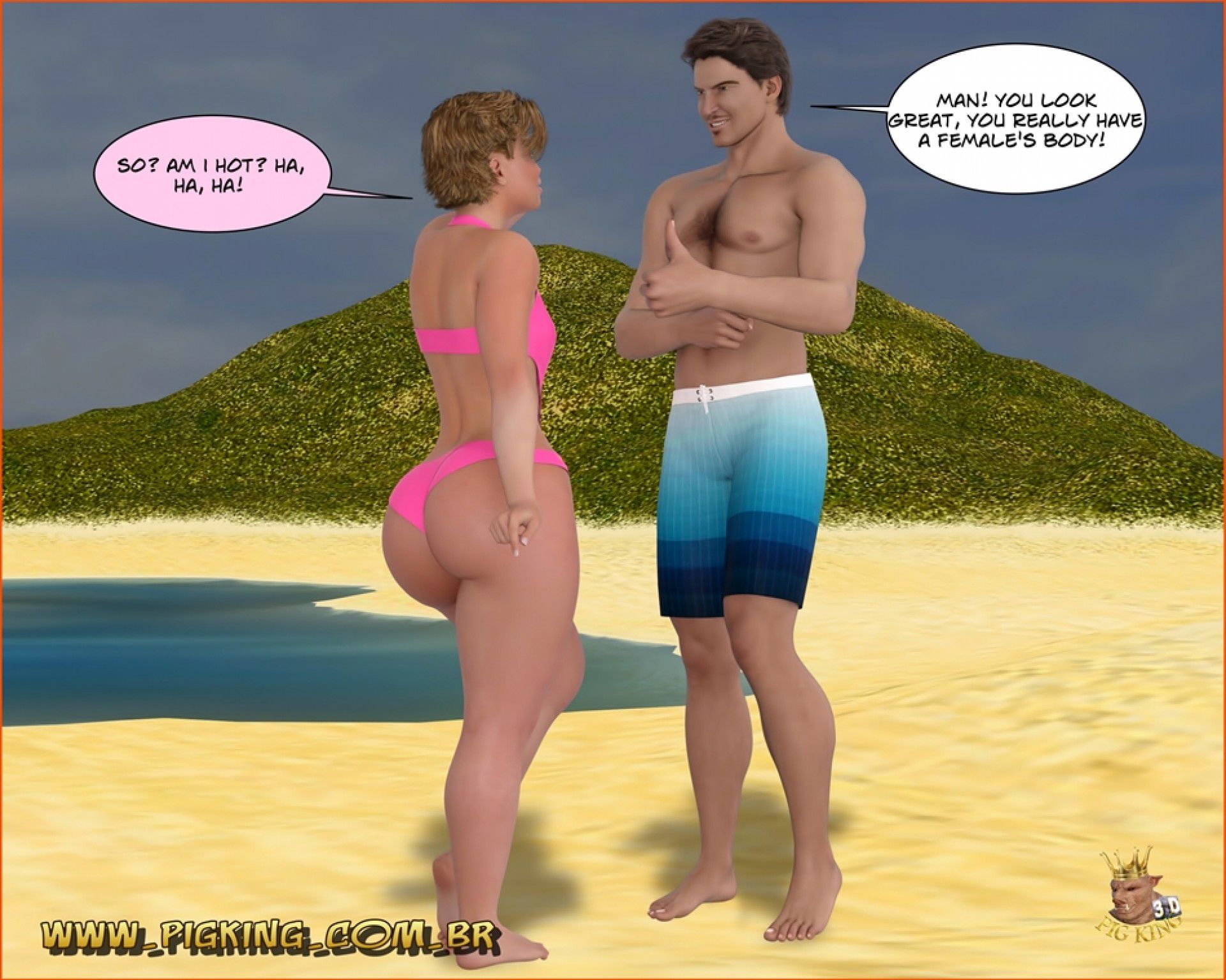 Hard Work Out! – Nininho, Leonard [PigKing] 3 . Hard Work Out! - Getting A Tan - Nininho, Hammer - Chapter 3 [PigKing] – page 6
