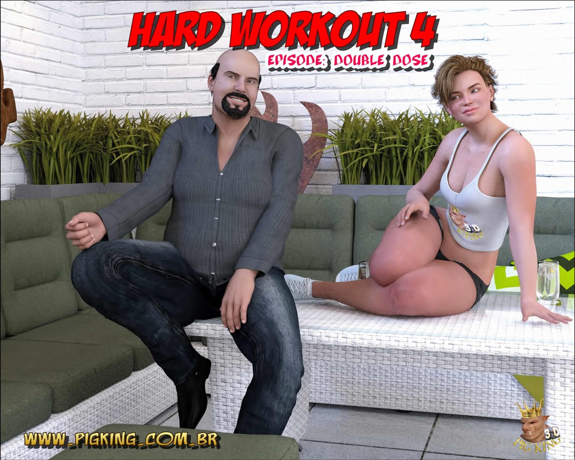 Hard Work Out! – Nininho, Leonard [PigKing] 4.1 . Hard Work Out! - Double Dose - Nininho, Leonard, Oto - Chapter 4 - Part 1 [PigKing] – page 1