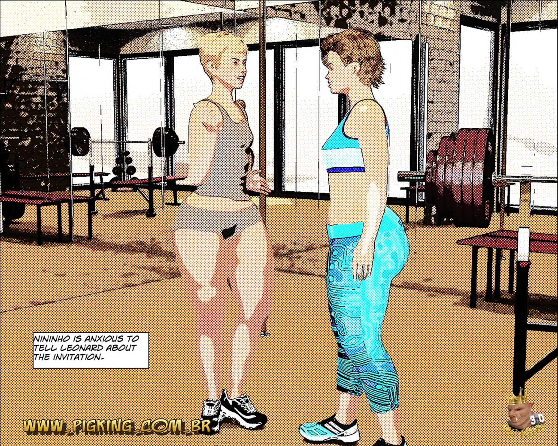 Hard Work Out! – Nininho, Leonard [PigKing] 4.1 . Hard Work Out! - Double Dose - Nininho, Leonard, Oto - Chapter 4 - Part 1 [PigKing] – page 13