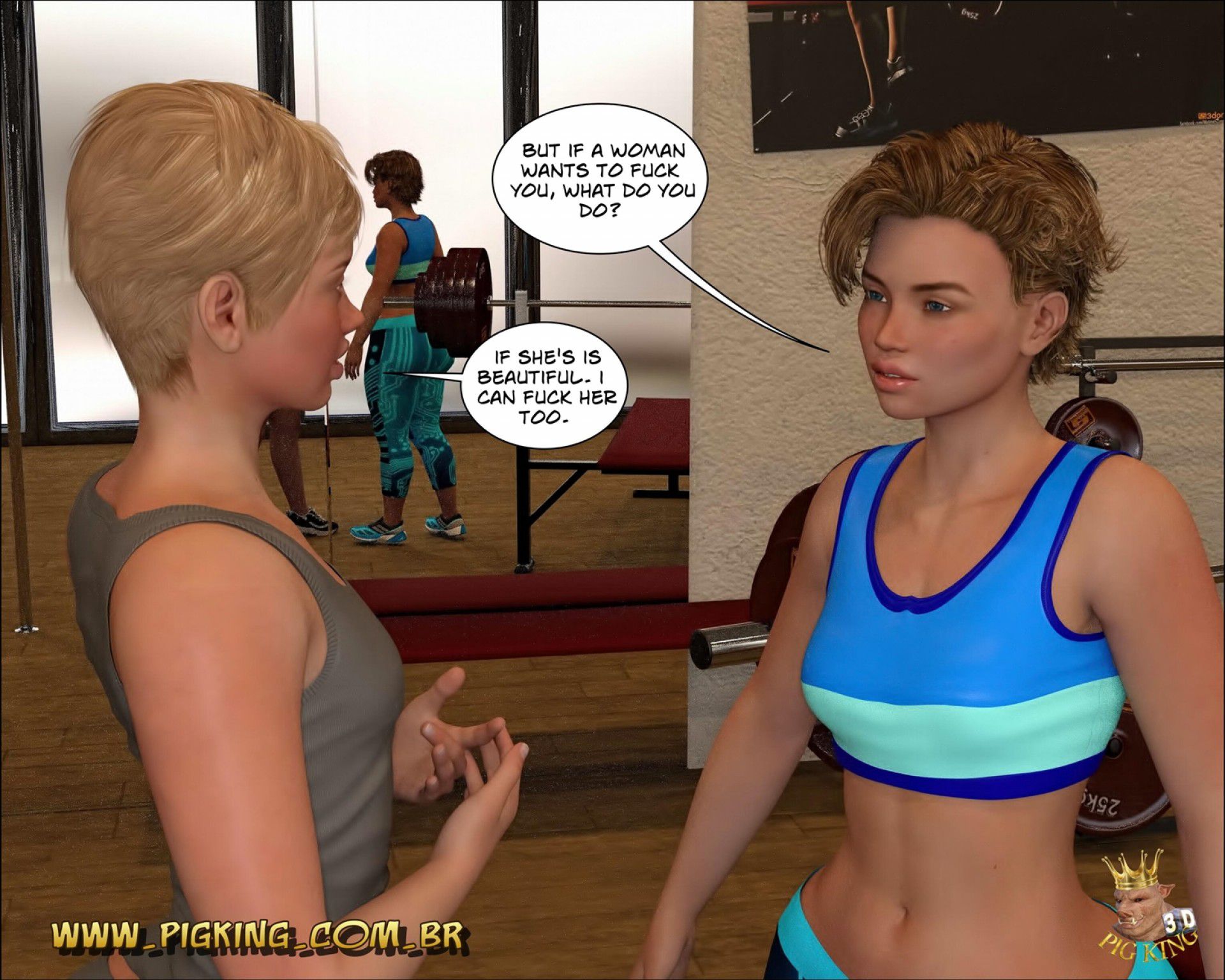 Hard Work Out! – Nininho, Leonard [PigKing] 4.1 . Hard Work Out! - Double Dose - Nininho, Leonard, Oto - Chapter 4 - Part 1 [PigKing] – page 17
