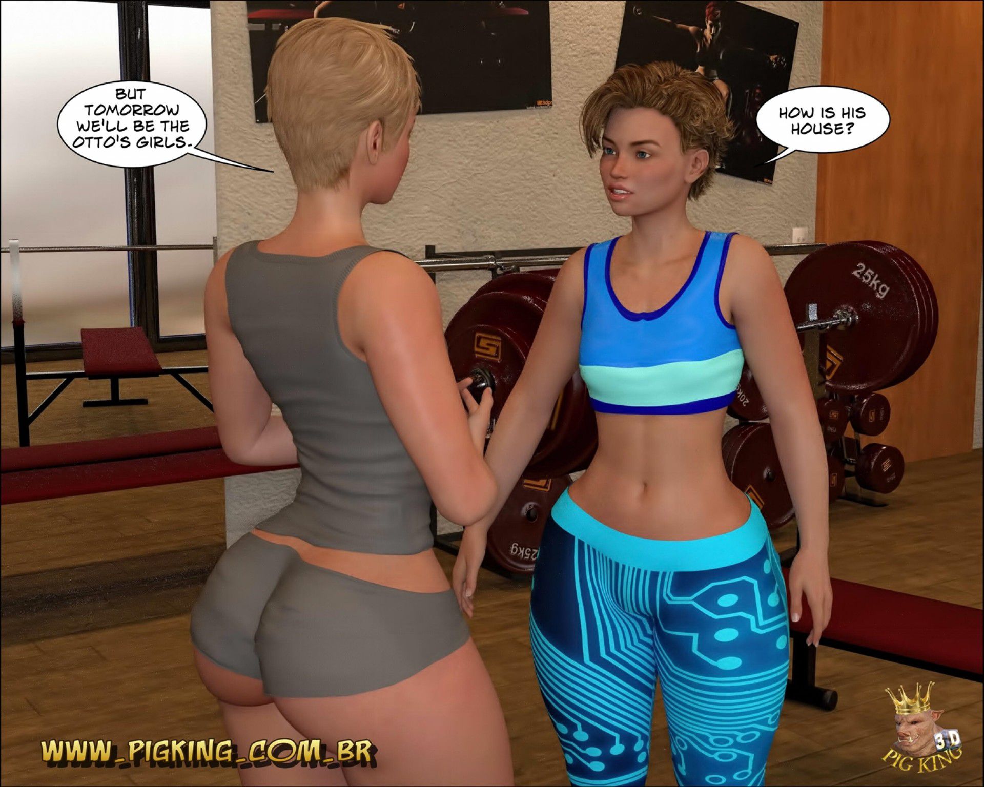 Hard Work Out! – Nininho, Leonard [PigKing] 4.1 . Hard Work Out! - Double Dose - Nininho, Leonard, Oto - Chapter 4 - Part 1 [PigKing] – page 18
