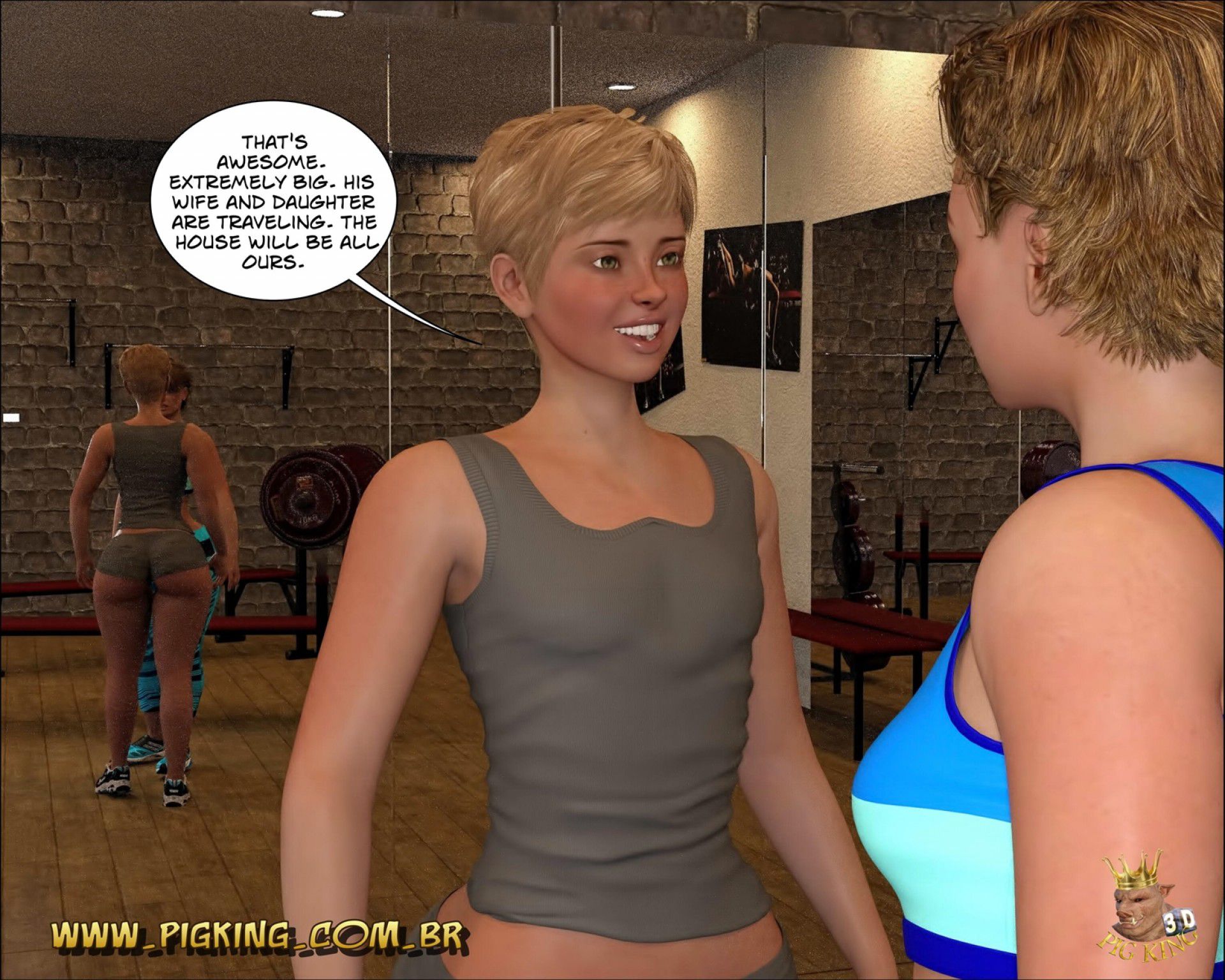 Hard Work Out! – Nininho, Leonard [PigKing] 4.1 . Hard Work Out! - Double Dose - Nininho, Leonard, Oto - Chapter 4 - Part 1 [PigKing] – page 19