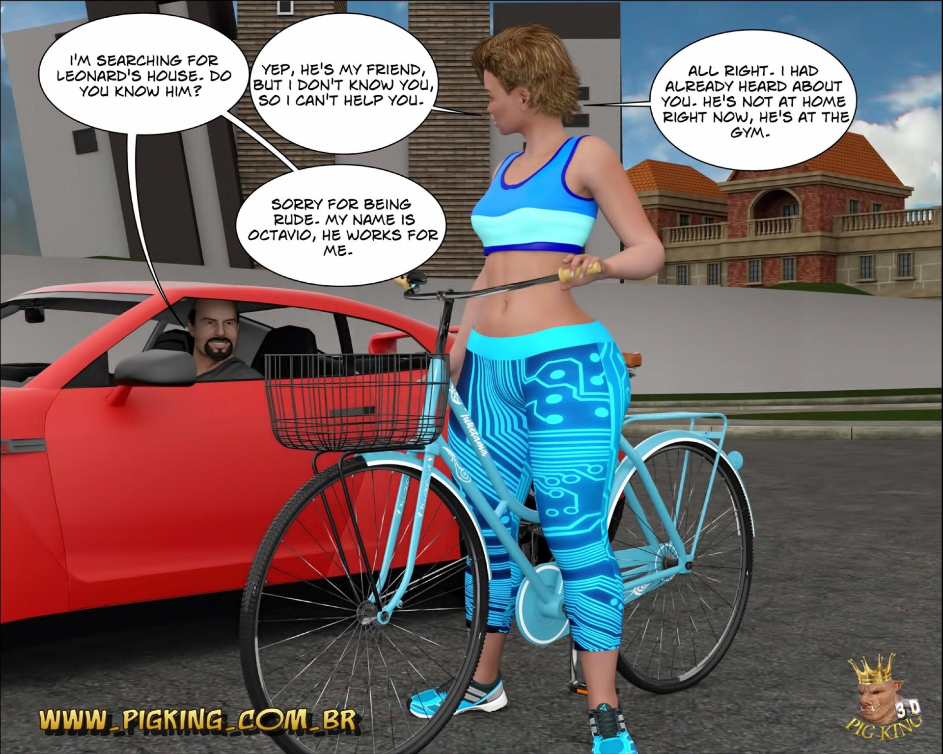 Hard Work Out! – Nininho, Leonard [PigKing] 4.1 . Hard Work Out! - Double Dose - Nininho, Leonard, Oto - Chapter 4 - Part 1 [PigKing] – page 7