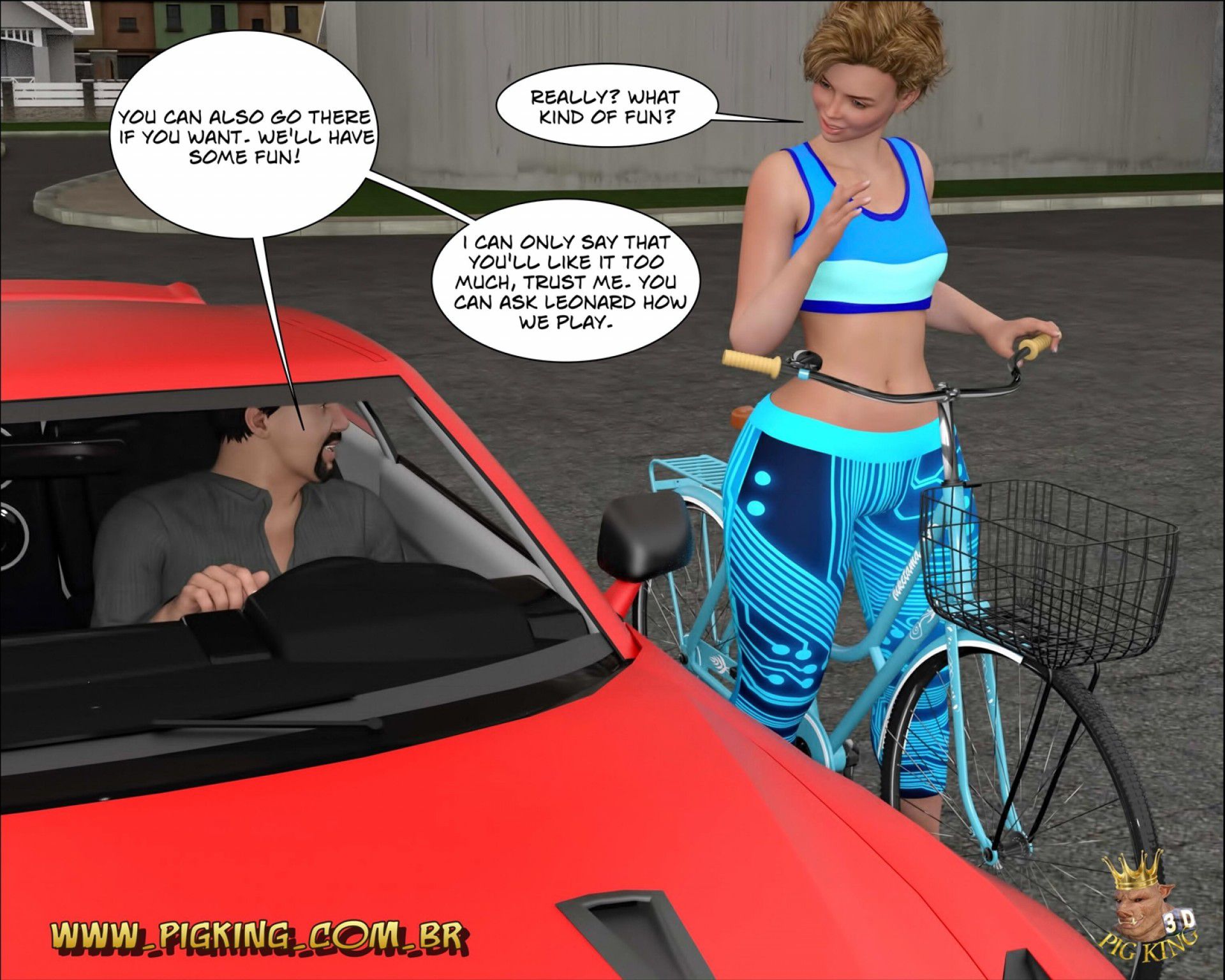 Hard Work Out! – Nininho, Leonard [PigKing] 4.1 . Hard Work Out! - Double Dose - Nininho, Leonard, Oto - Chapter 4 - Part 1 [PigKing] – page 9