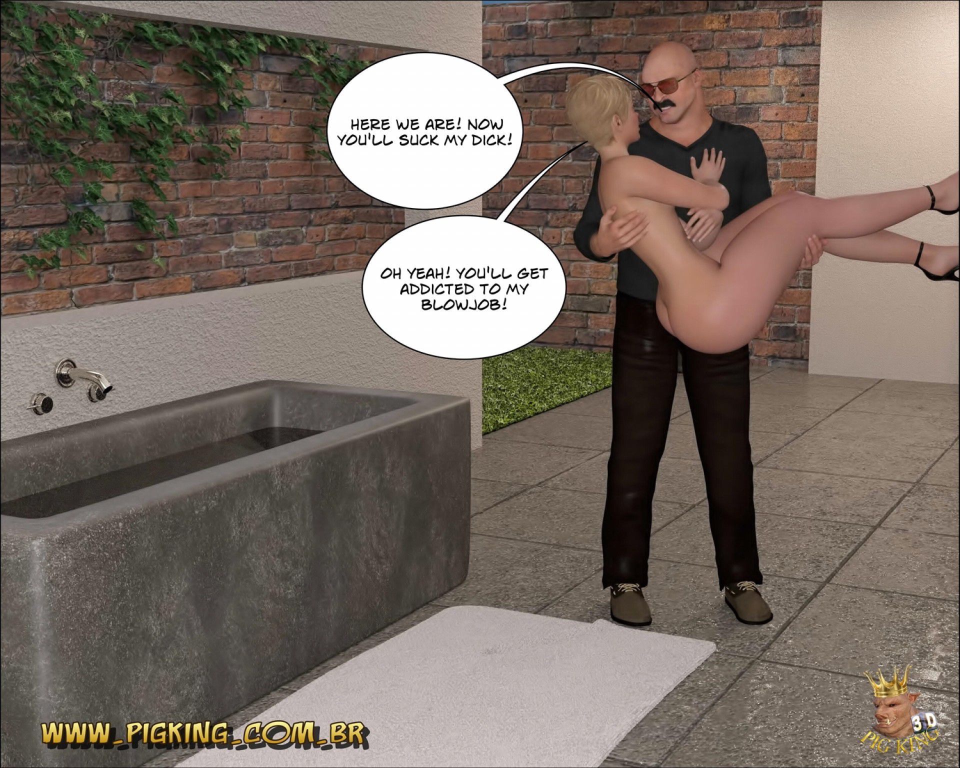 Hard Work Out! – Nininho, Leonard [PigKing] 4.3 . Hard Work Out! - Double Dose - Leonard, Hugo - Chapter 4 - Part 3 [PigKing] – page 8