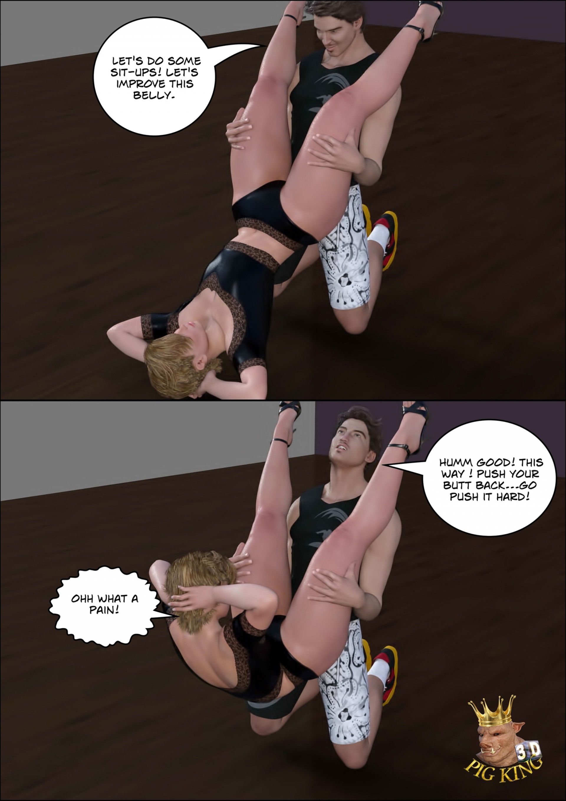 Hard Work Out! – Nininho, Leonard [PigKing] 1.2 . Hard Work Out! - Nininho, Rick - Chapter 1 - Part 2 [PigKing] – page 2