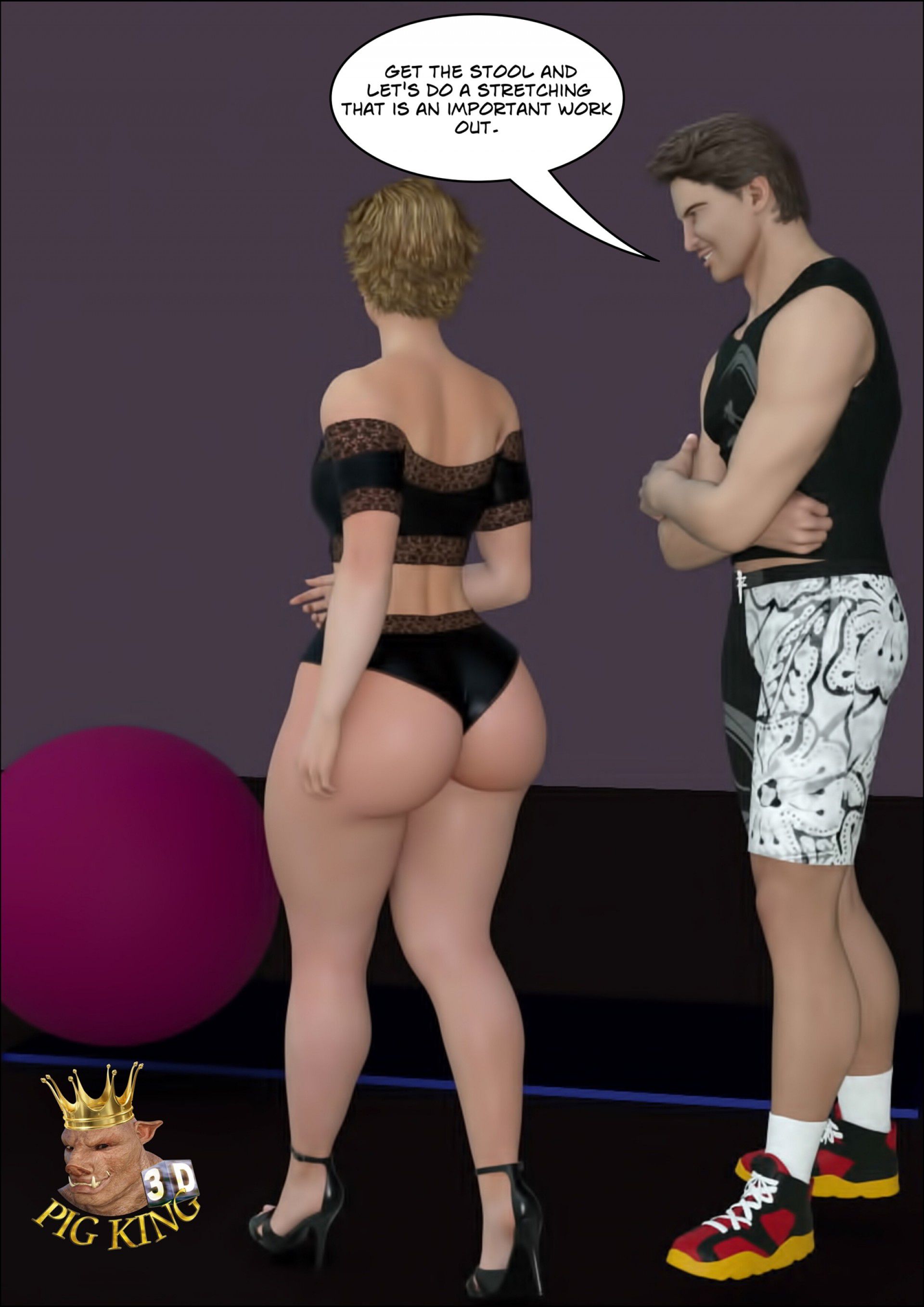 Hard Work Out! – Nininho, Leonard [PigKing] 1.1 . Hard Work Out! - Nininho, Rick - Chapter 1 - Part 1 [PigKing] – page 18