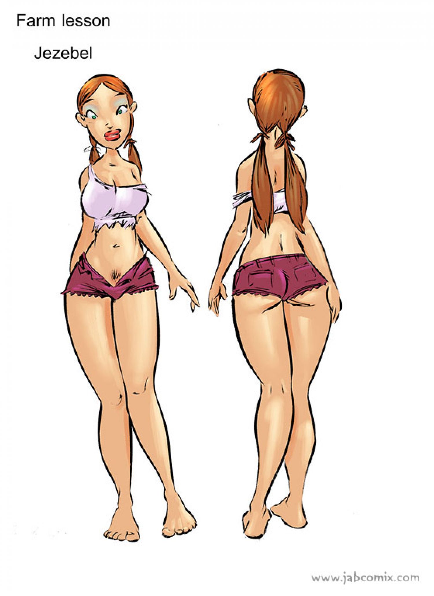 Artworks And Pinups [JABComix] 5 . Farm Lessons - Pinups - [JABComix] – page 10