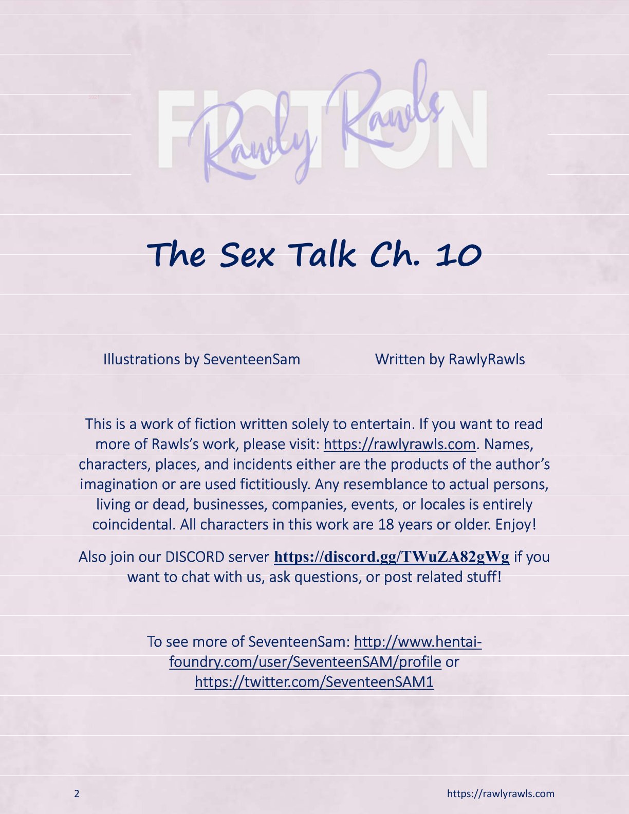 The Sex Talk [SeventeenSam , RawlyRawls] 10 . The Sex Talk - Chapter 10 [SeventeenSam , RawlyRawls] – page 2