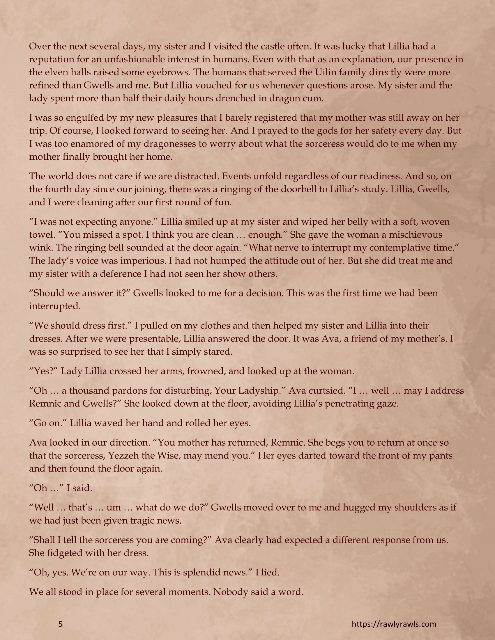 Dragon’s Blood [Mitzz , RawlyRawls] 7 . Dragon's Blood  - Chapter 7 [Mitzz , RawlyRawls] – page 5