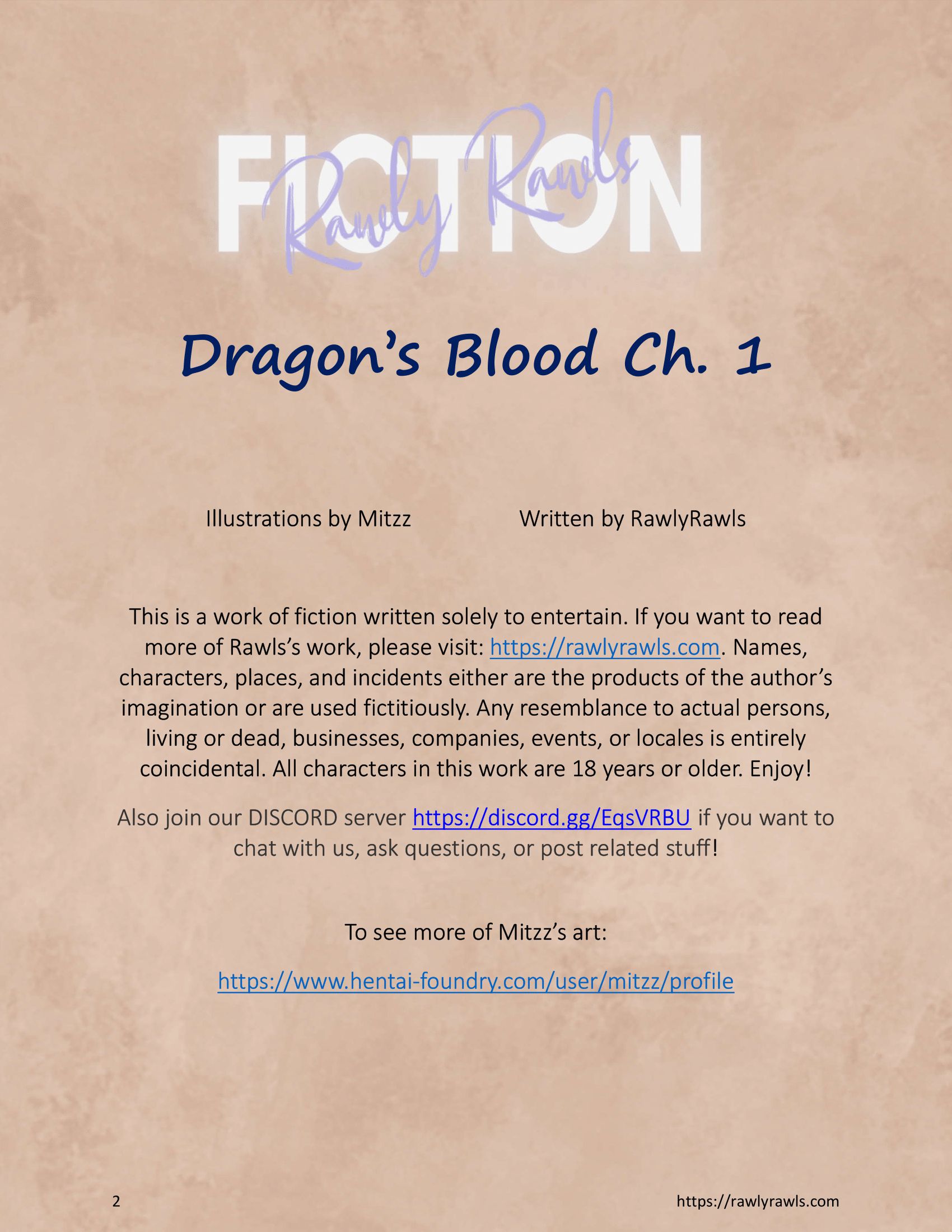 Dragon’s Blood [Mitzz , RawlyRawls] 1 . Dragon's Blood - Chapter 1 [Mitzz , RawlyRawls] – page 2