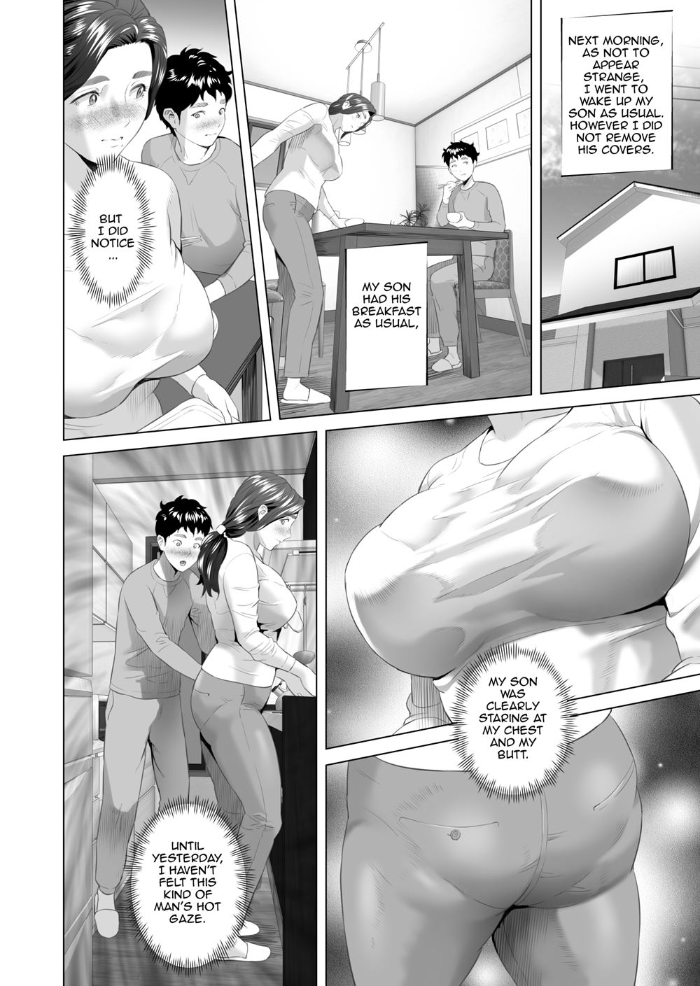 Neighborhood Seduction! [Hyji] 5 . Neighborhood Seduction! - Chapter 5 - Mother Lures Son For Night Visit [Hyji] – page 16