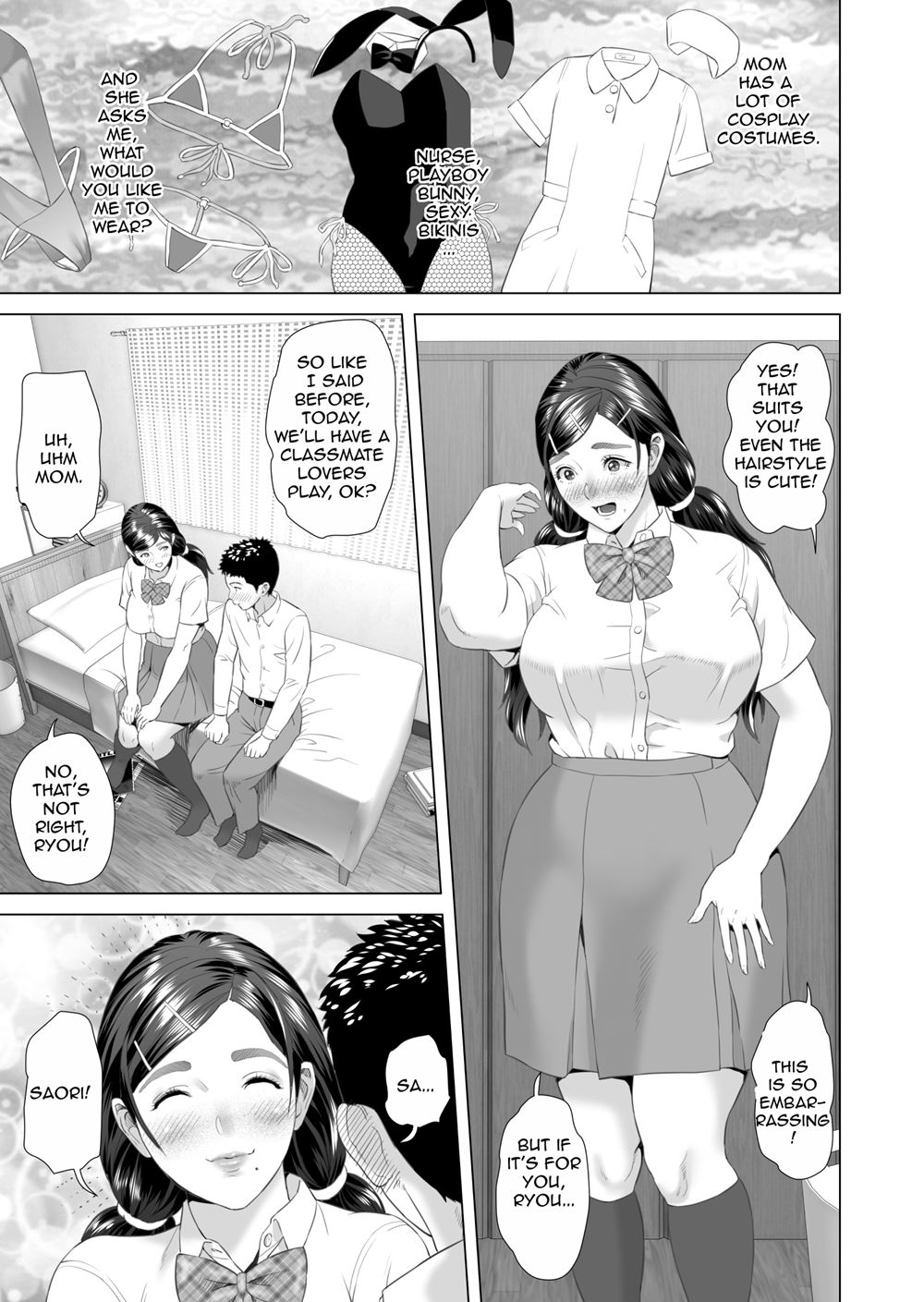 Neighborhood Seduction! [Hyji] 6 . Neighborhood Seduction! - Chapter 6 - Mother Engaging In Intense Sex With Her Son [Hyji] – page 25