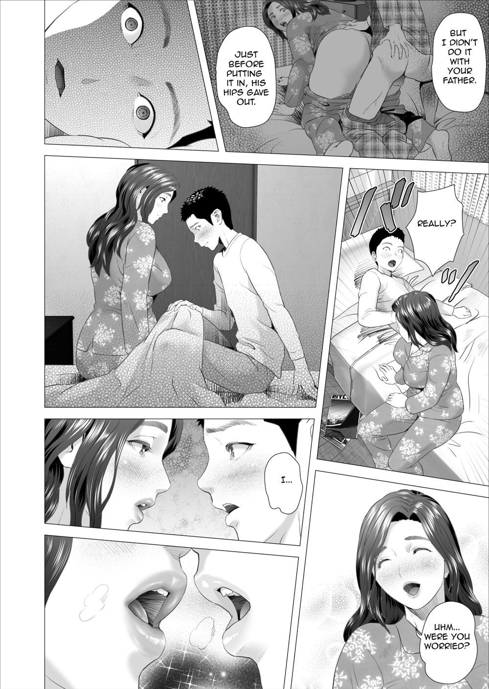 Neighborhood Seduction! [Hyji] 7 . Neighborhood Seduction! - Chapter 7 - Son Making Love to His Mother Beside Her Husband [Hyji] – page 8
