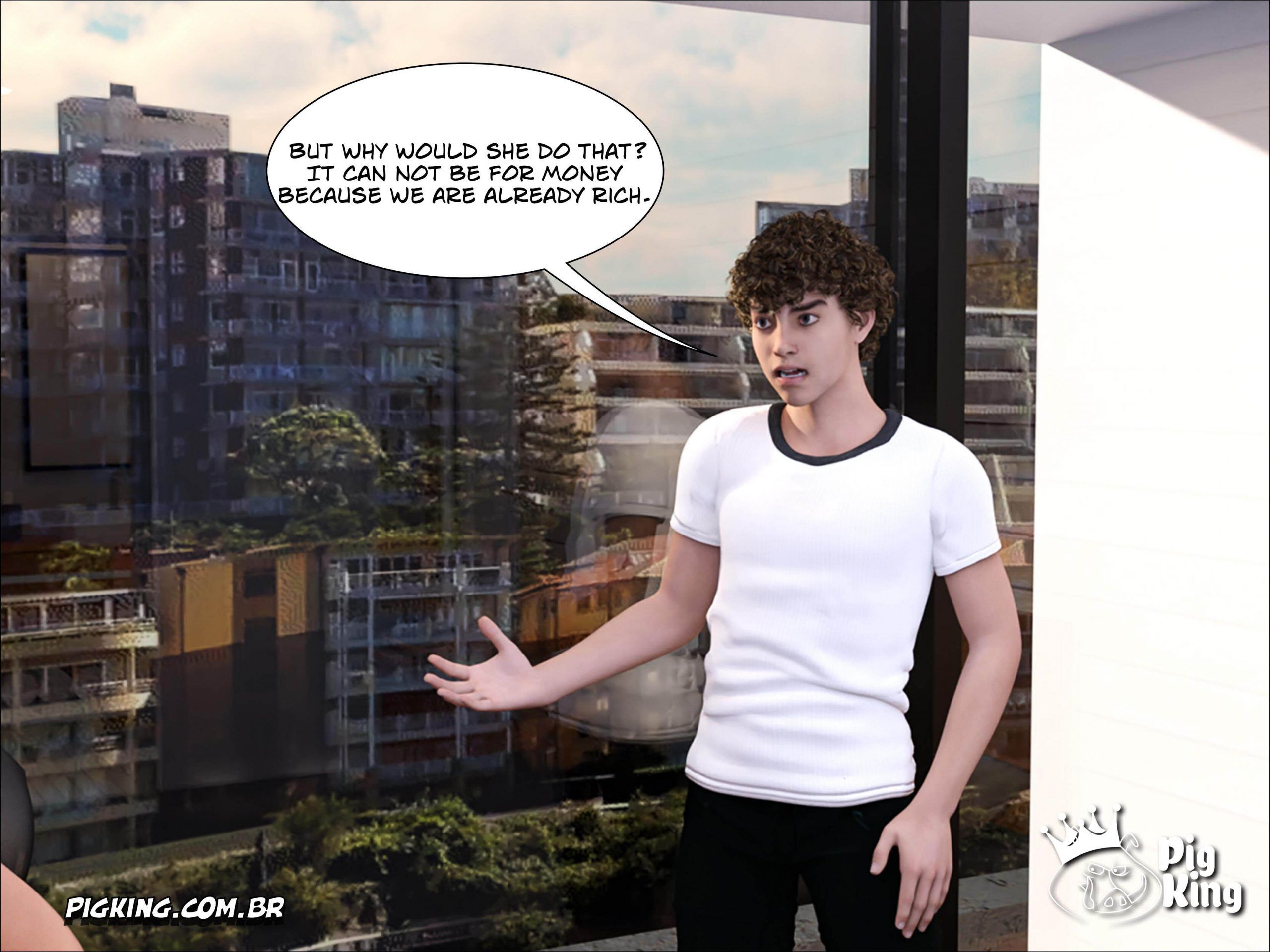 Dead End! – Helena, Katherine, Cher, Nininho, Sabrina, Julian, Leonard, Samira [PigKing] 12 . Get In Line! - Helena - Chapter 4 [PigKing] – page 33
