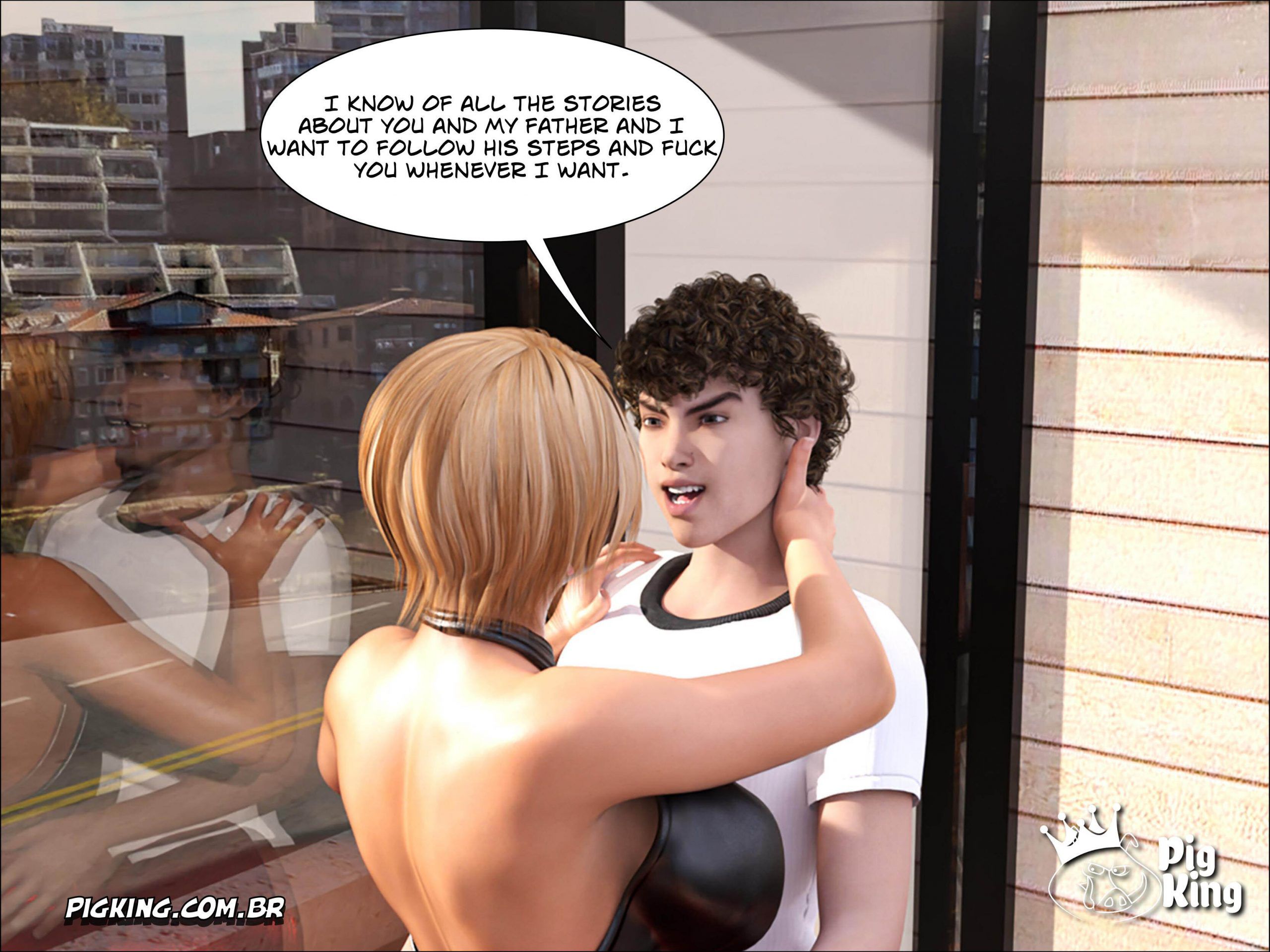 Dead End! – Helena, Katherine, Cher, Nininho, Sabrina, Julian, Leonard, Samira [PigKing] 12 . Get In Line! - Helena - Chapter 4 [PigKing] – page 47