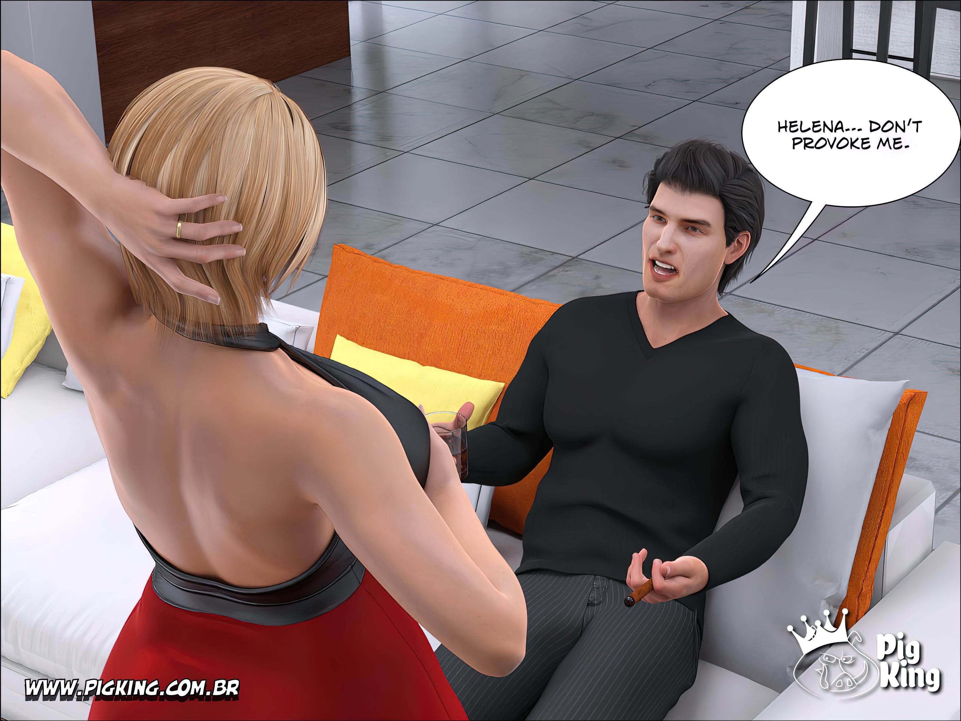 Dead End! – Helena, Katherine, Cher, Nininho, Sabrina, Julian, Leonard, Samira [PigKing] 13 . Get In Line! - Helena - Chapter 5 [PigKing] – page 18